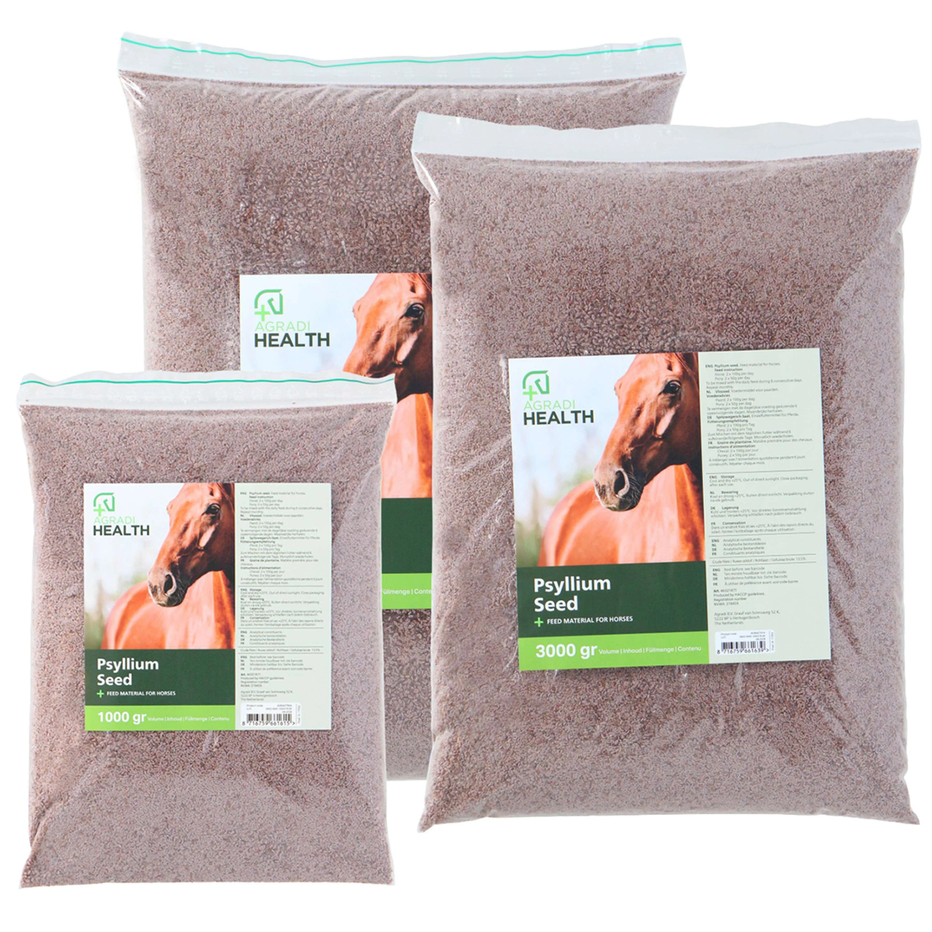 Agradi Health Psyllium Emballage Remplissage