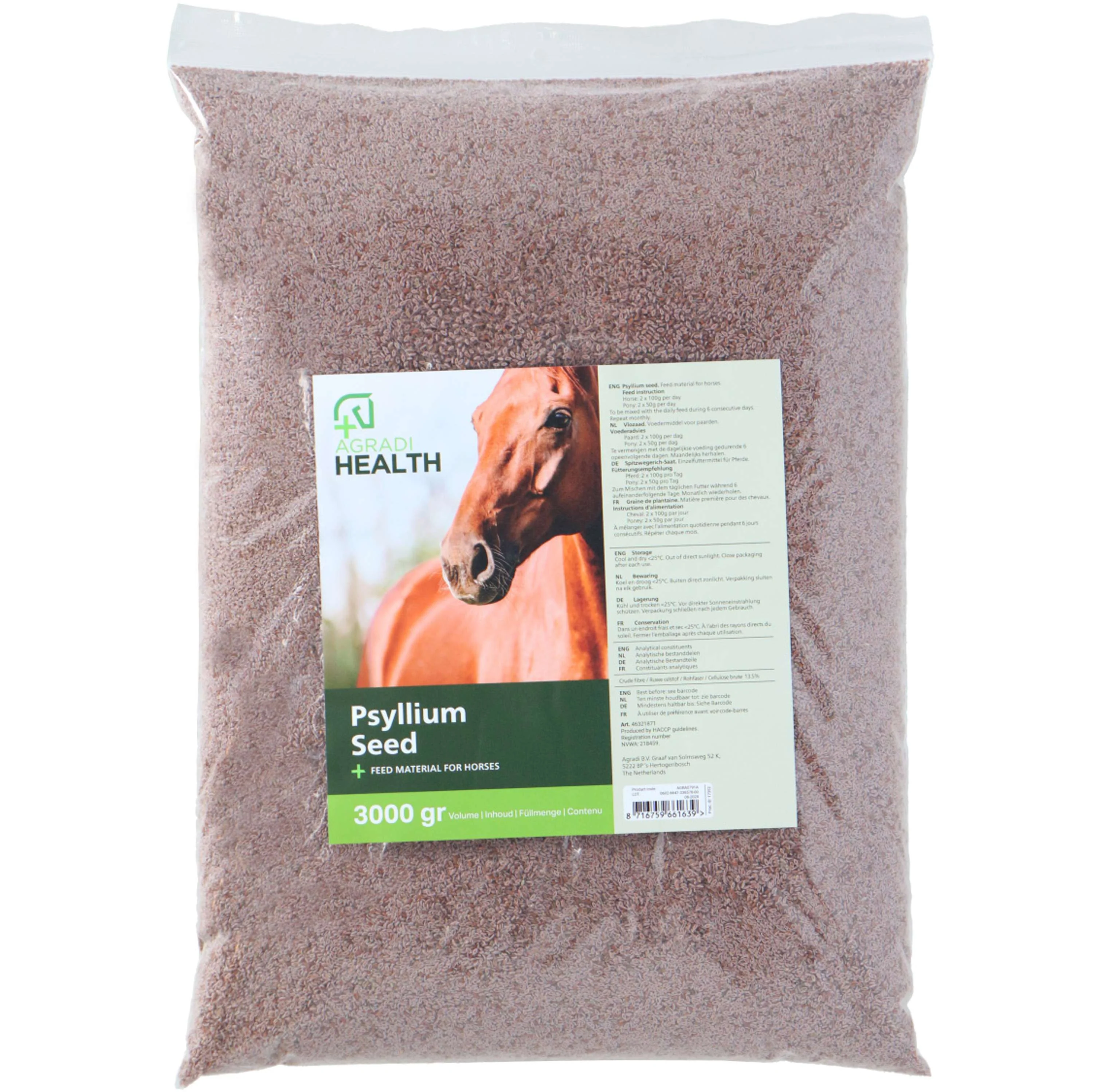 Agradi Health Psyllium Emballage Remplissage - Image 5