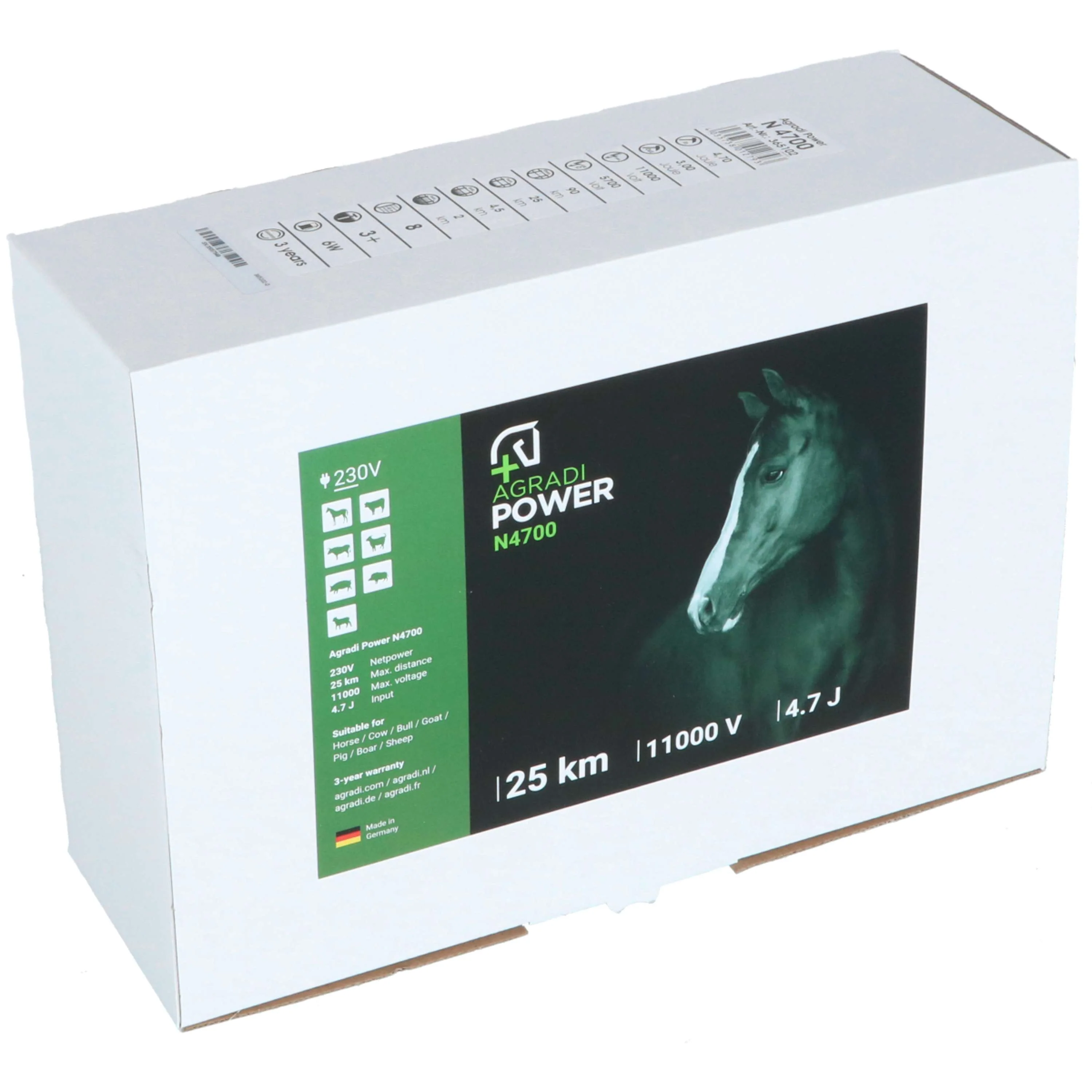 Agradi Power N4700 Électrificateur 4,7 Joule 230V - Image 6