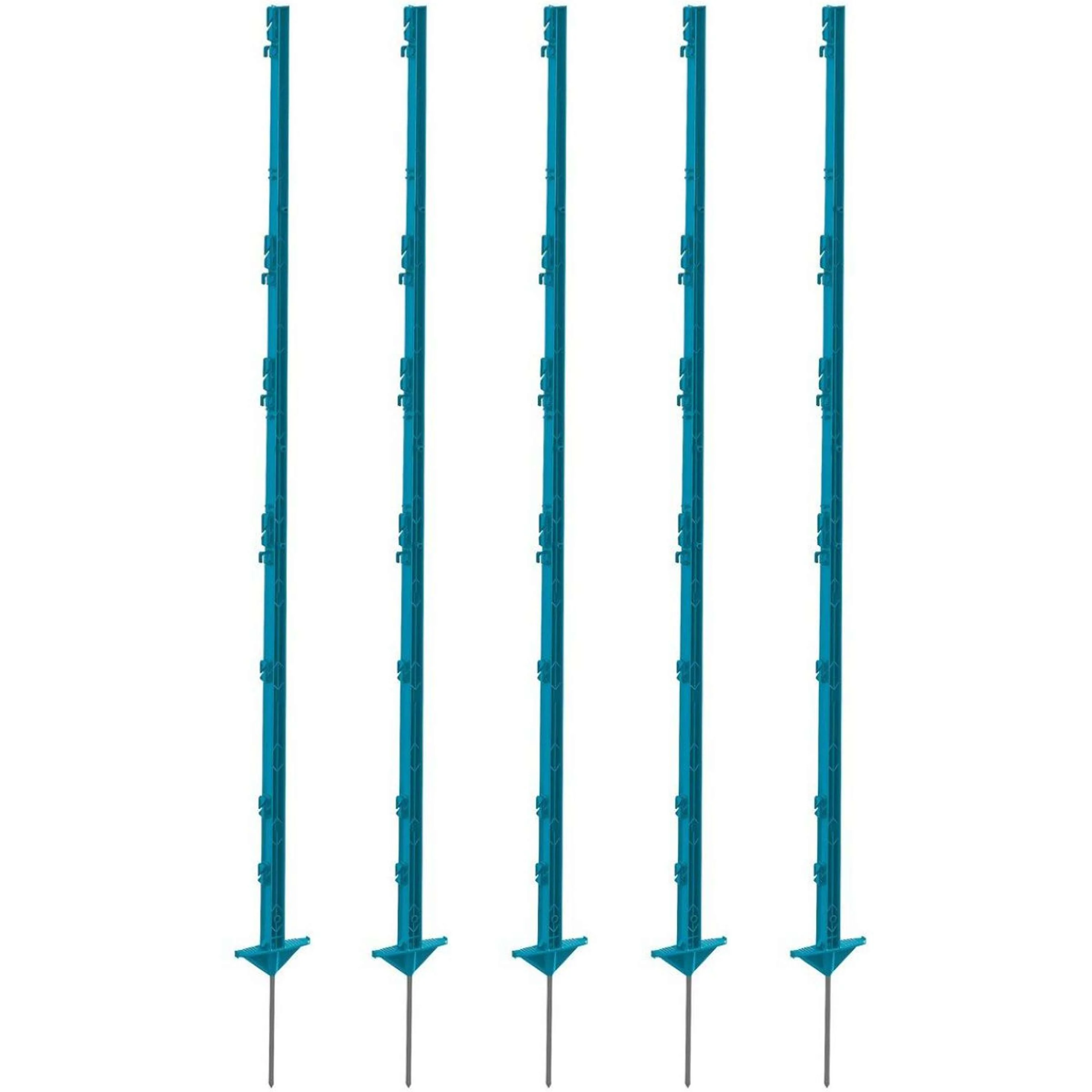 Agradi Power Piquet de Prairie Plastique 156cm 5 Pièces Petrol