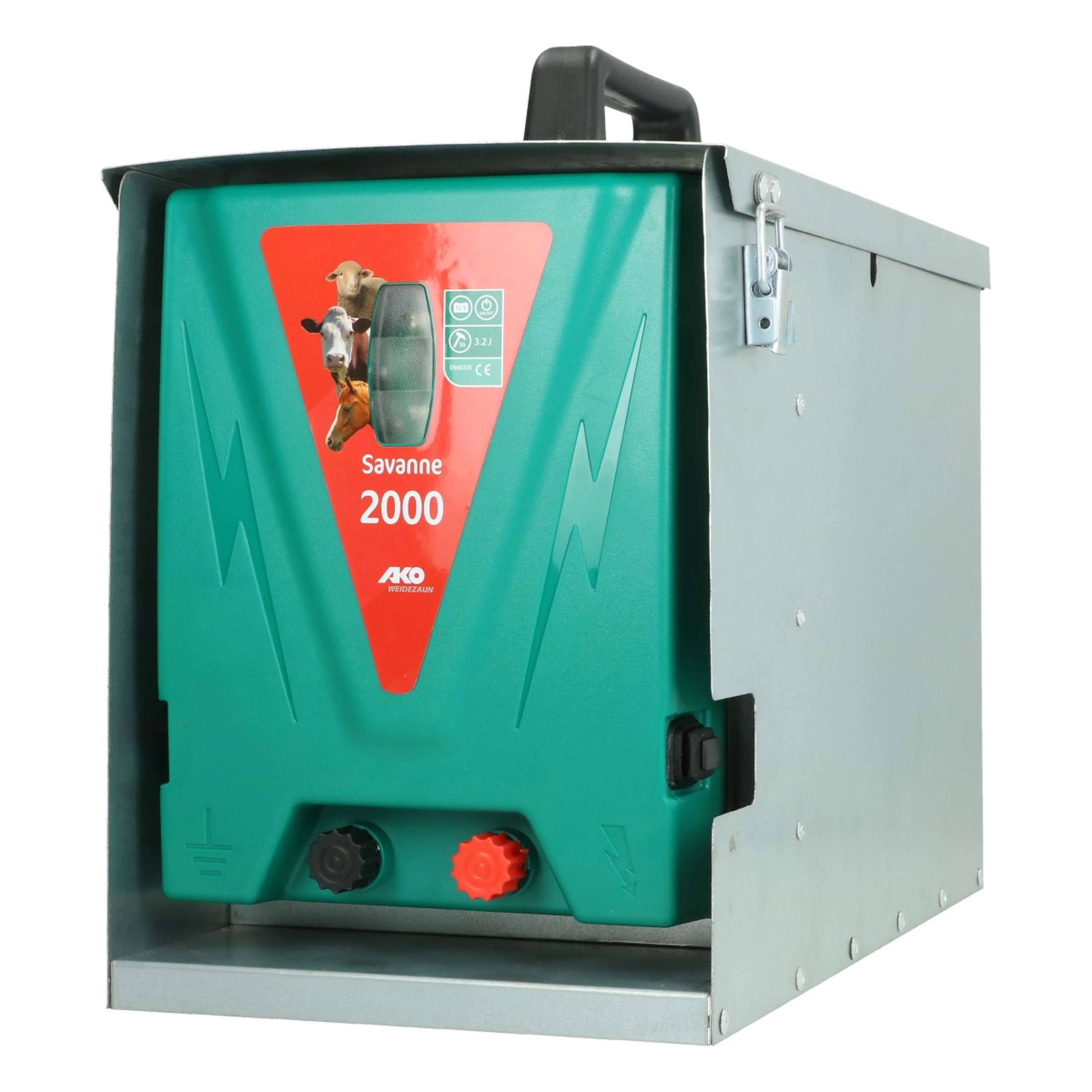 Ako Appareil à Batterie Savanne 2000 1,9 Joule avec boîtier métallique