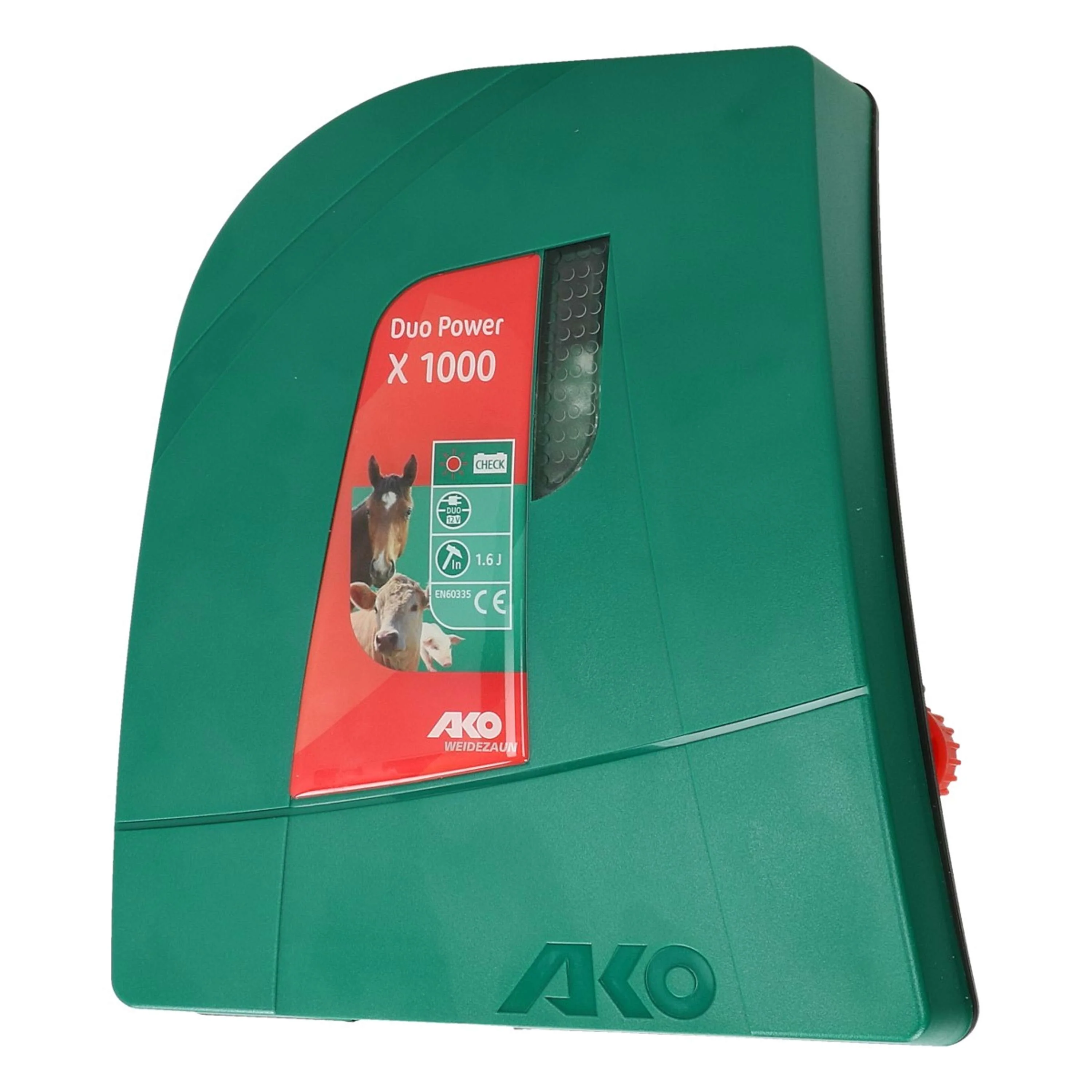 Ako Électrificateur Duo Power X1000 1,0 Joule Vert