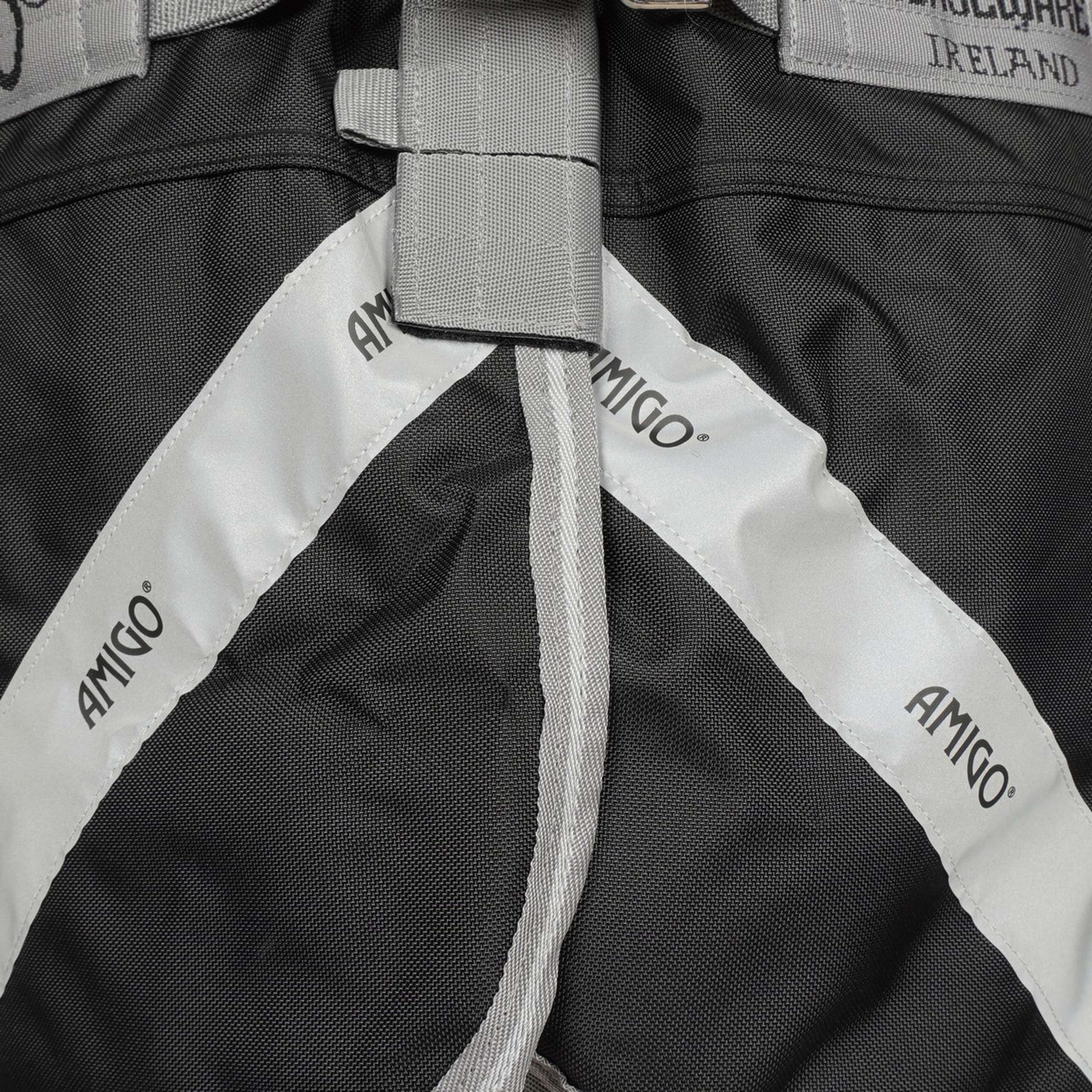 Amigo Couverture Turnout Bravo 100g Black/Titanium Grey - Image 10