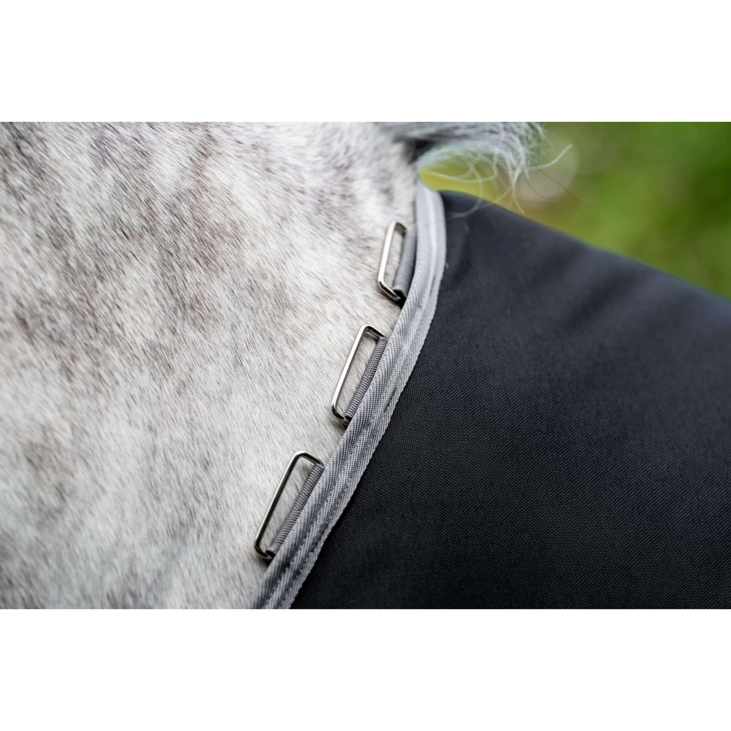 Amigo Chemise Turnout 1200D XL 150g Black/Titanium Grey/Silver - Image 3