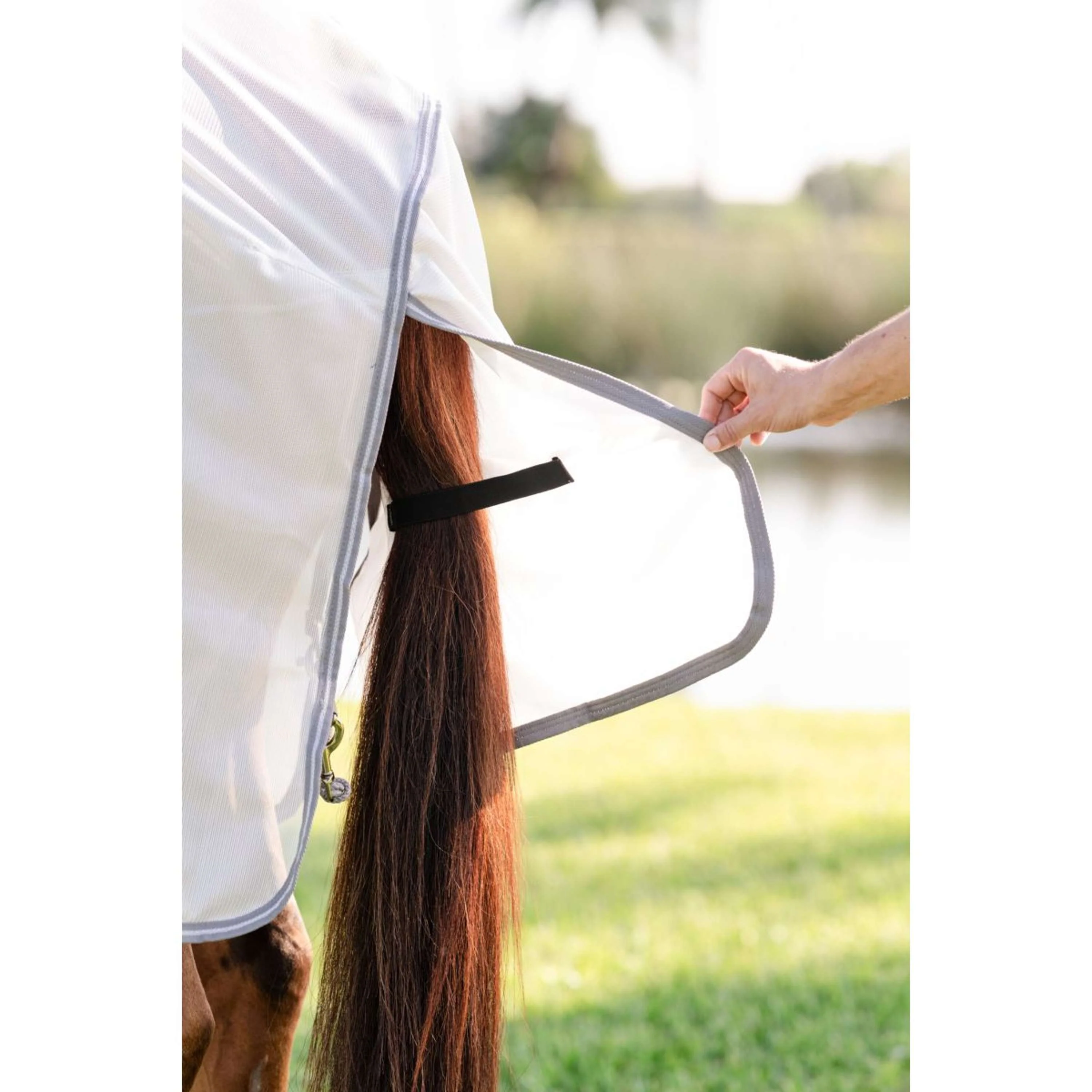 Amigo Bug Rug Pony Argent/Gris Titane/Argent - Image 4