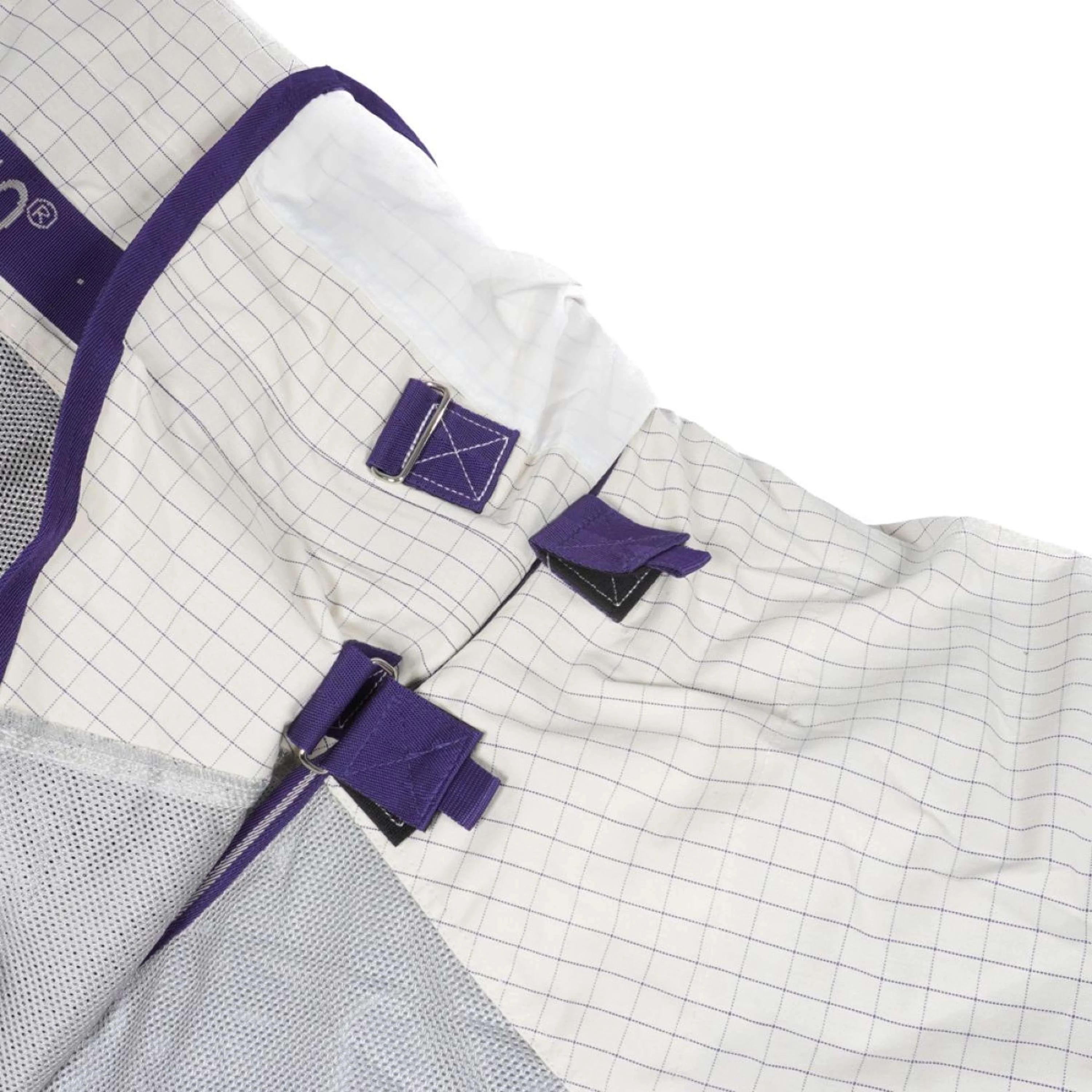 Amigo Couverture d'Été Airflow Navy Check/Atlantic Blue - Image 8