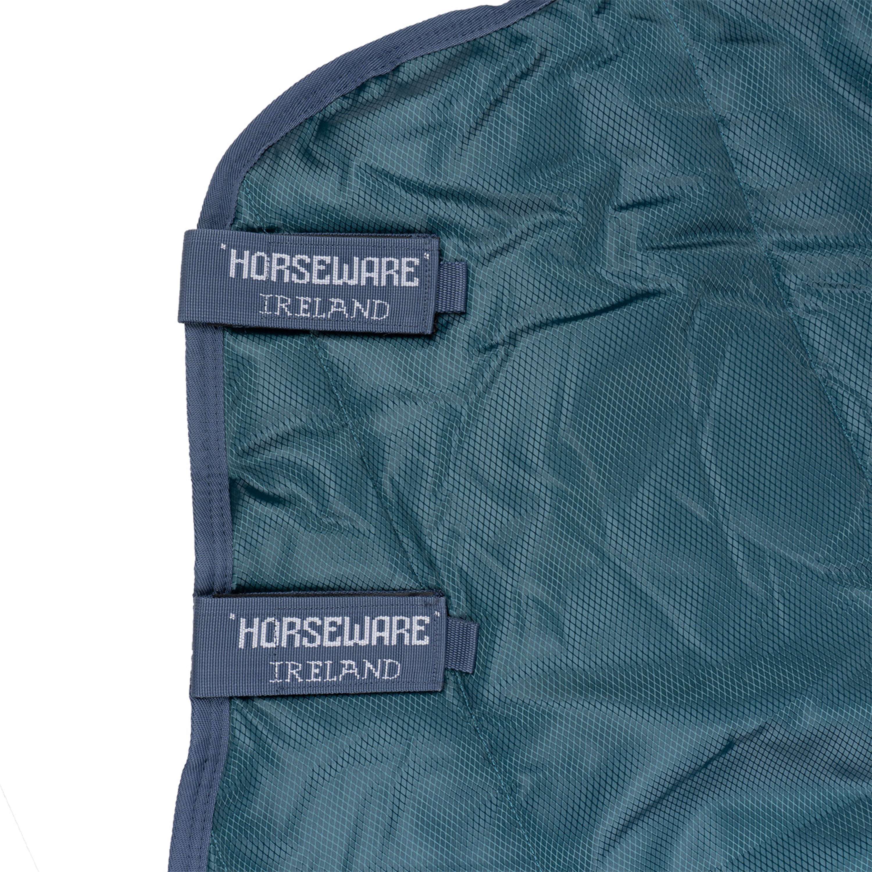 Amigo Couvre-Cou Ripstip Insulator Stable 200g Dynasty Green/Navy/Silver - Image 3