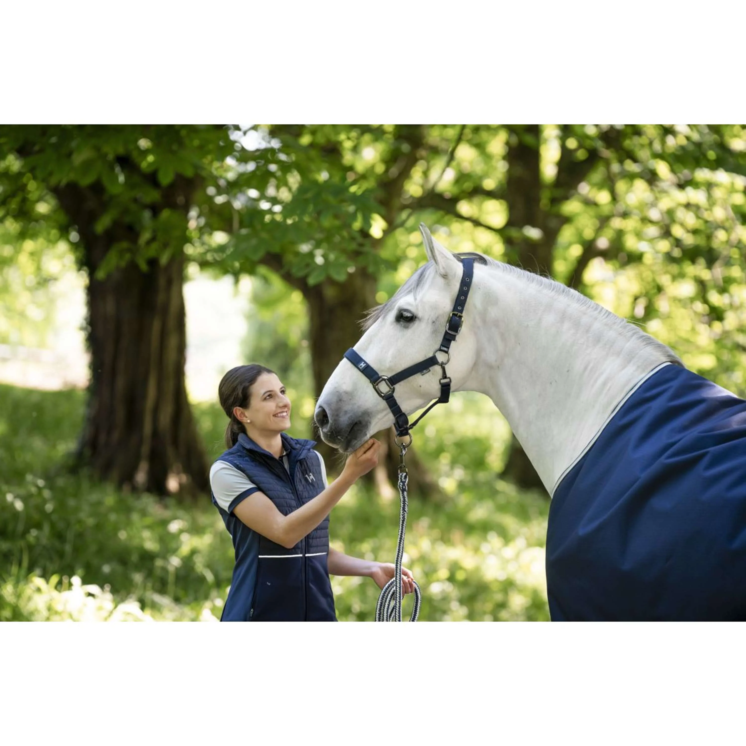 Amigo Licols et Longes Newmarket Witney Navy - Image 4
