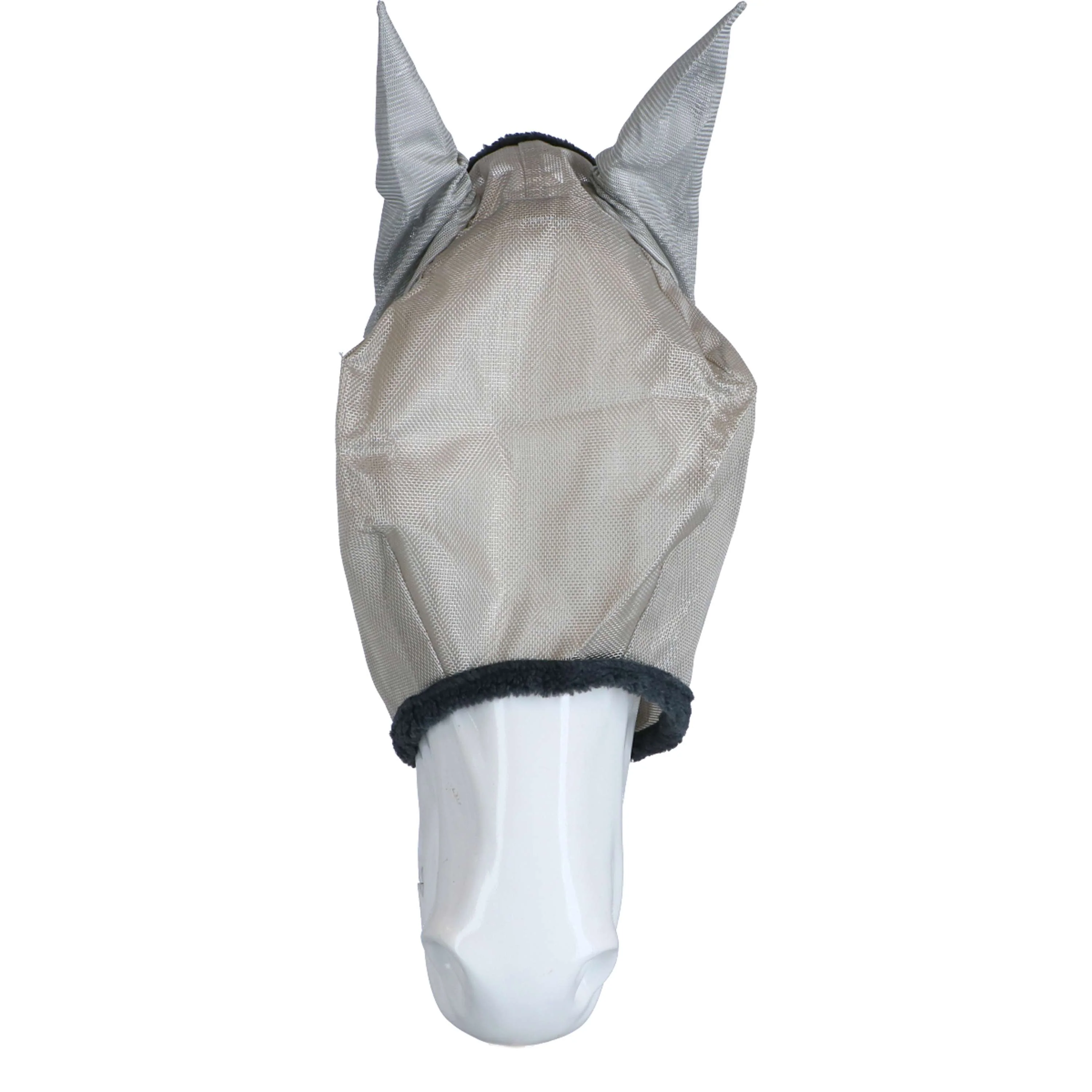 Amigo Fly Mask Silver/Dark Grey - Image 3