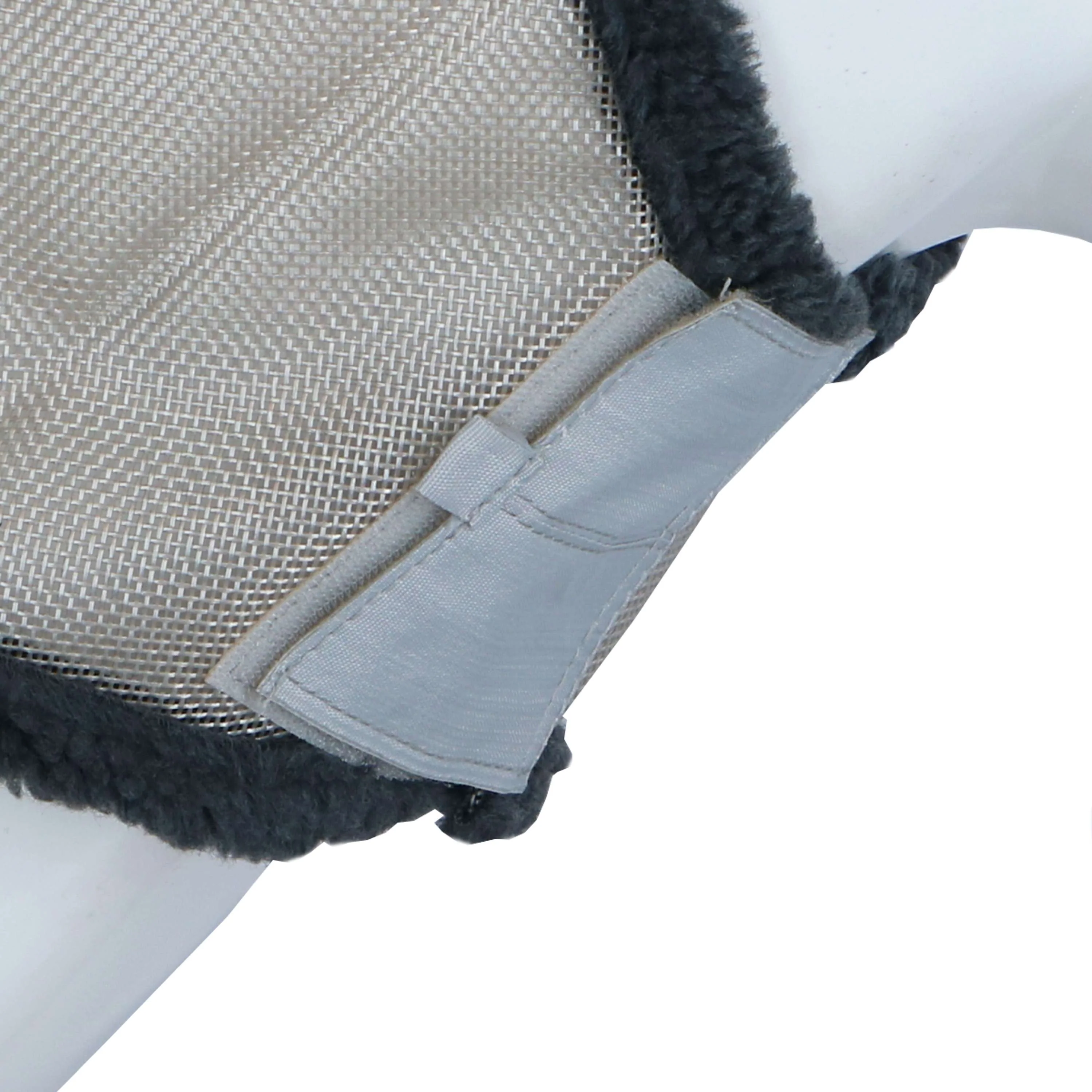 Amigo Fly Mask Silver/Dark Grey - Image 5