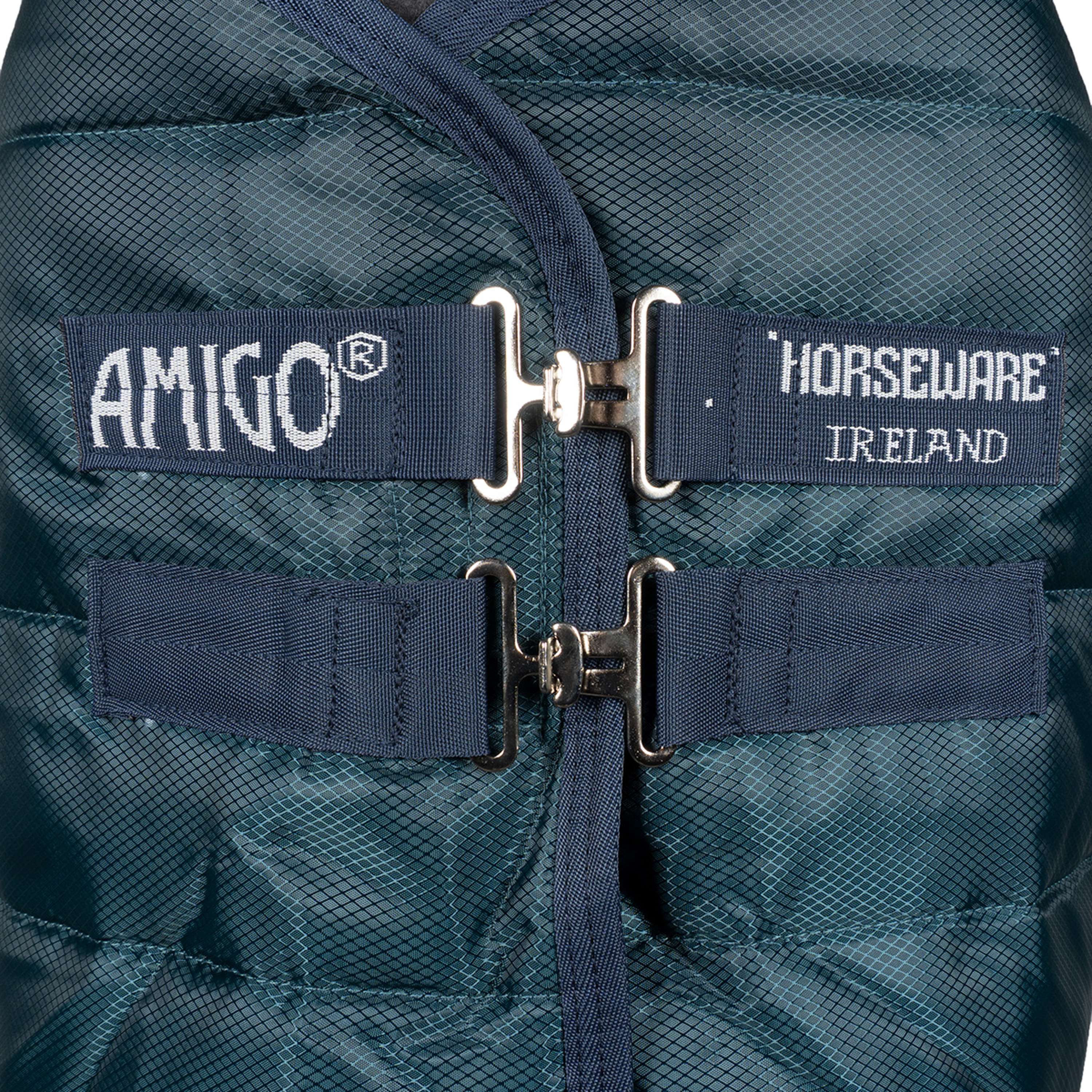 Amigo Ripstop Insulator Stable 350g Dynasty Green/Navy/Silver - Image 11