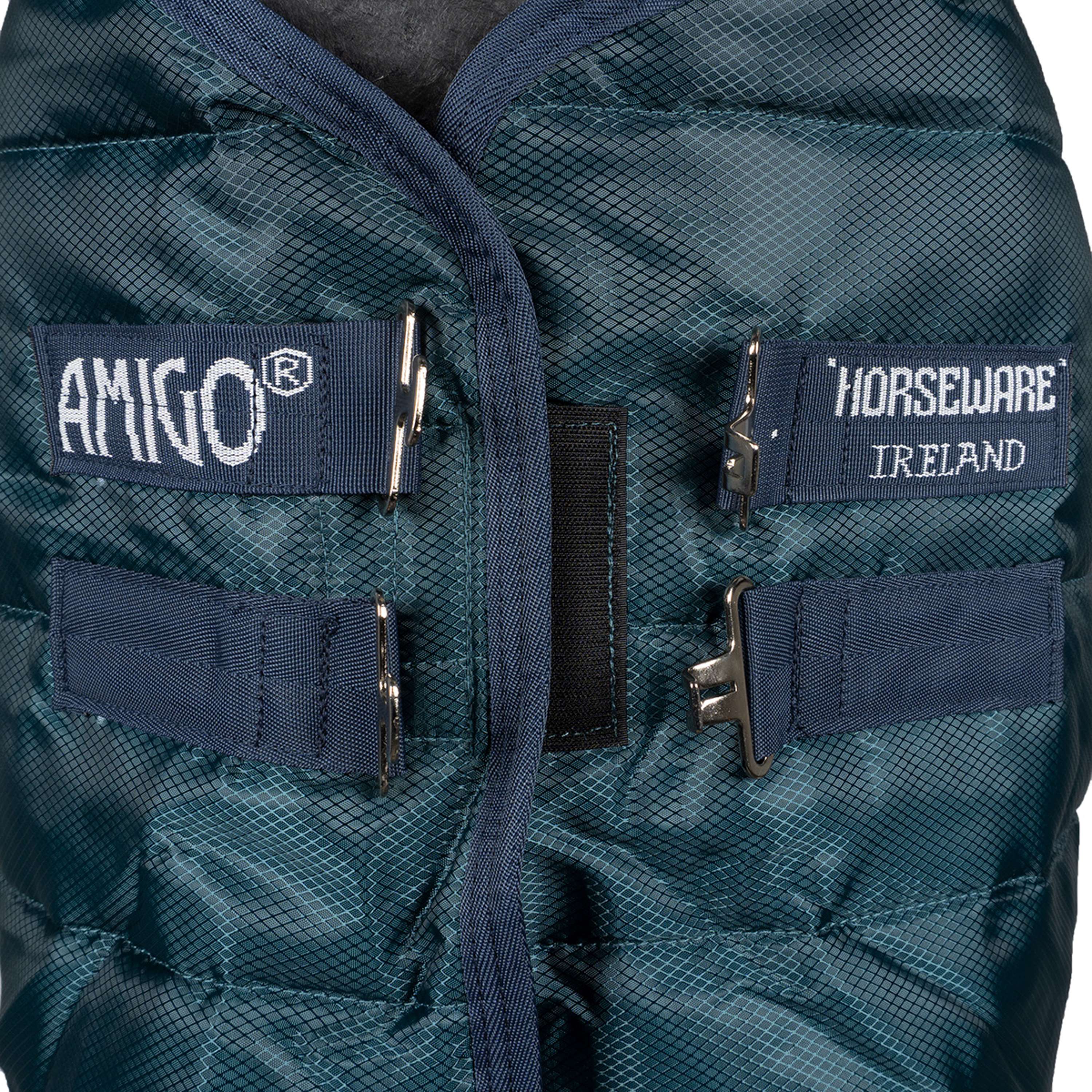 Amigo Ripstop Insulator Stable 350g Dynasty Green/Navy/Silver - Image 12