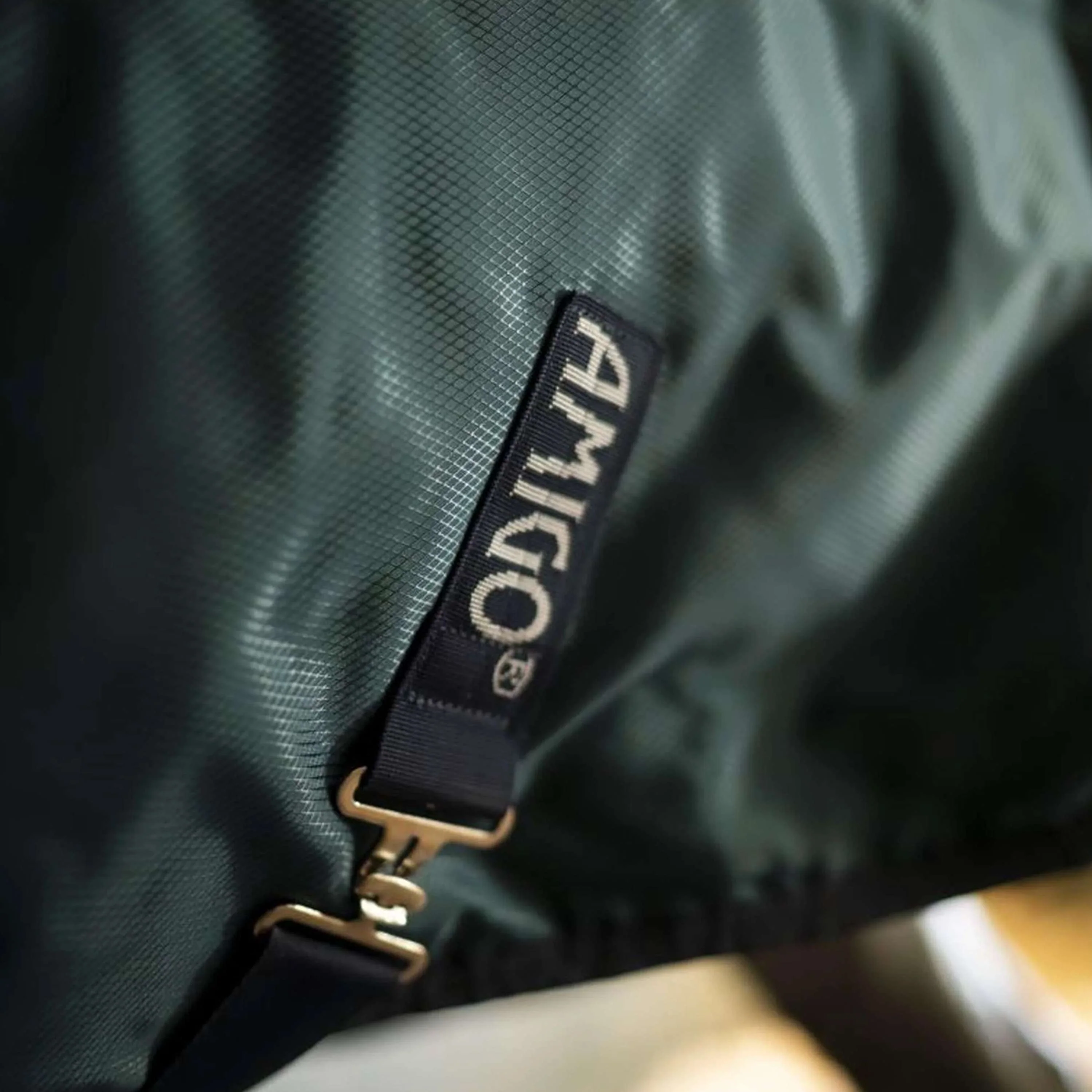 Amigo Ripstop Insulator Stable 350g Dynasty Green/Navy/Silver - Image 8
