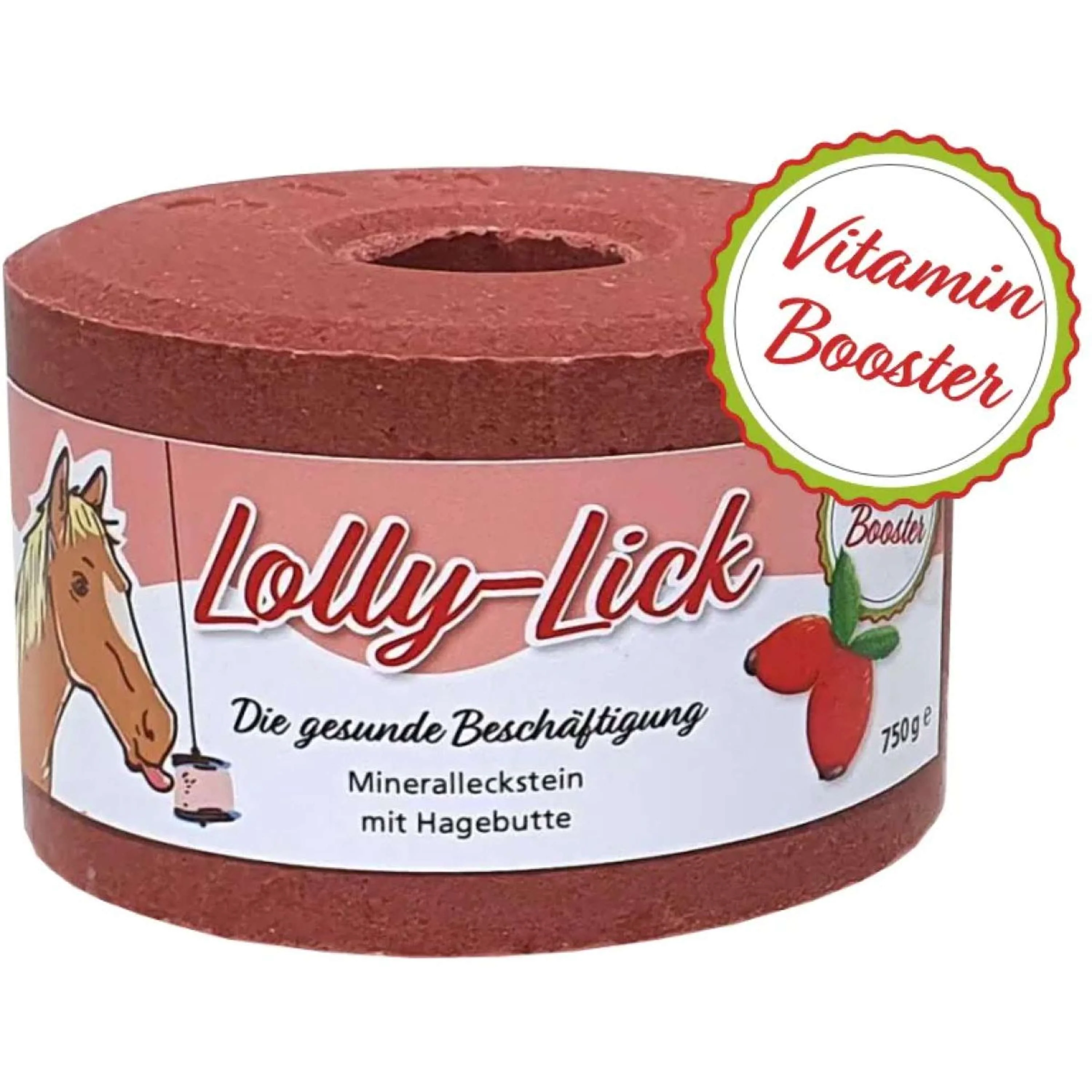Animalixs Pierre à Lécher LollyLick Vitamin Booster Cynorrhodon