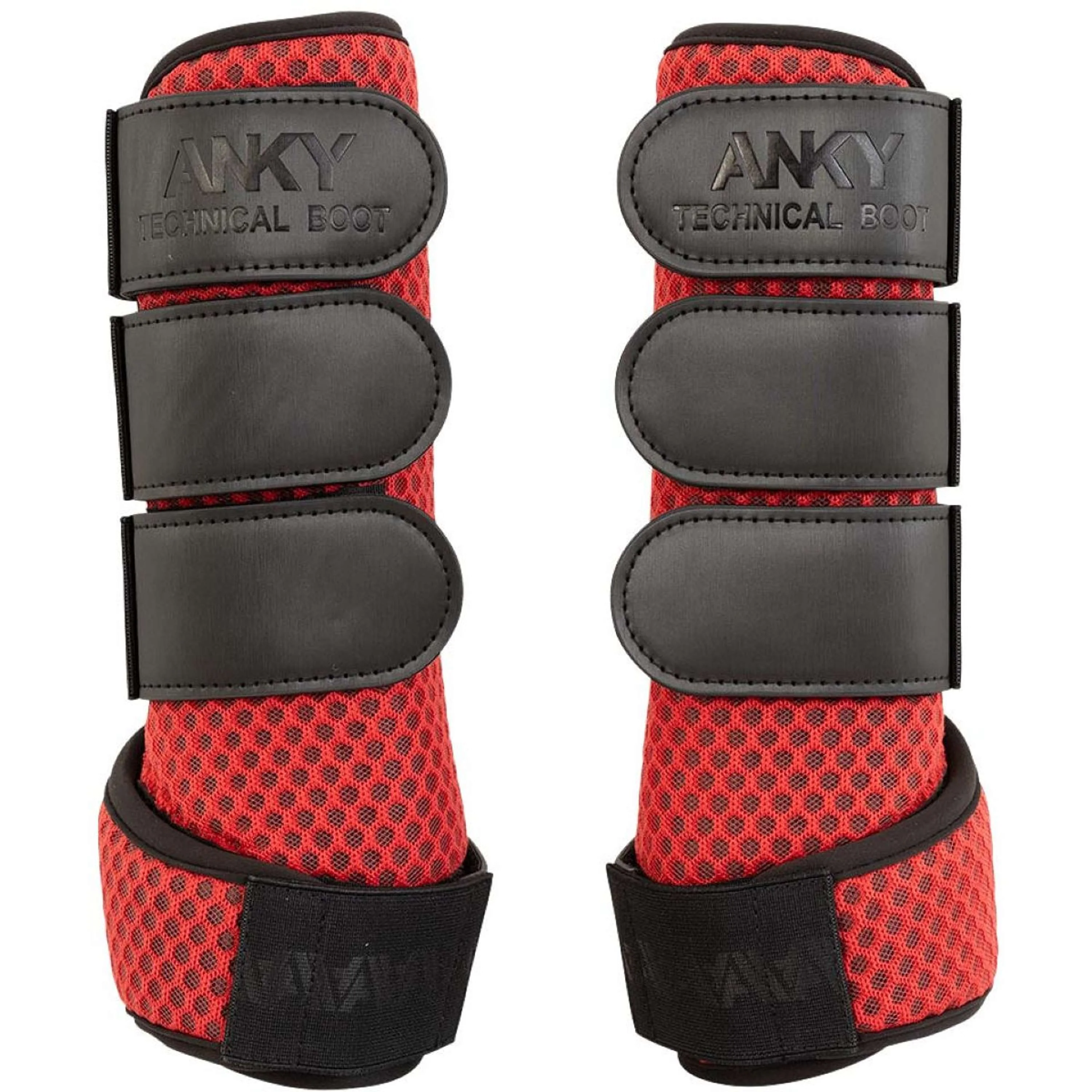 ANKY Guêtres AW25 3D Mesh Equestrian Red