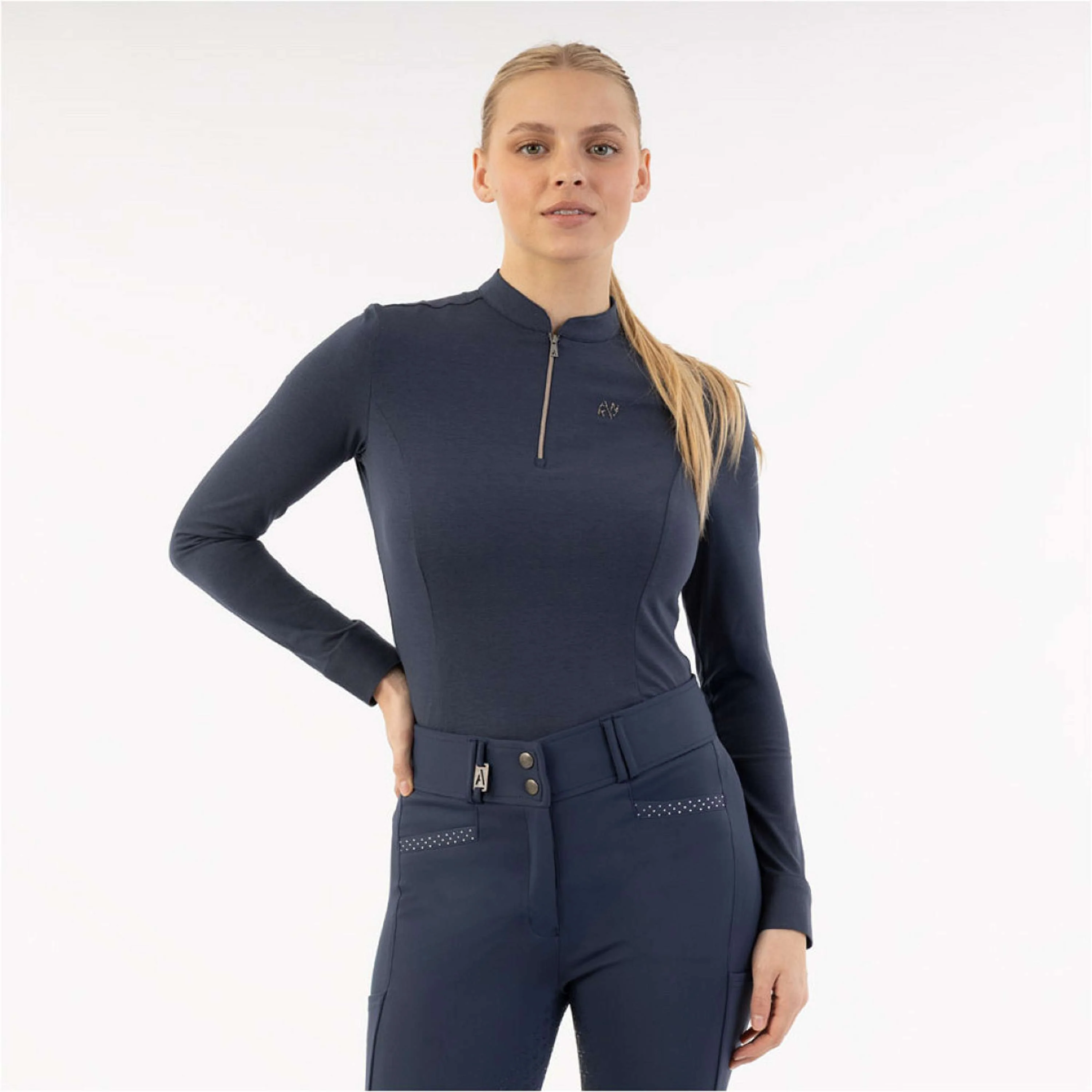 ANKY Manches Longues Zip Up ATC261203 Mood Indigo