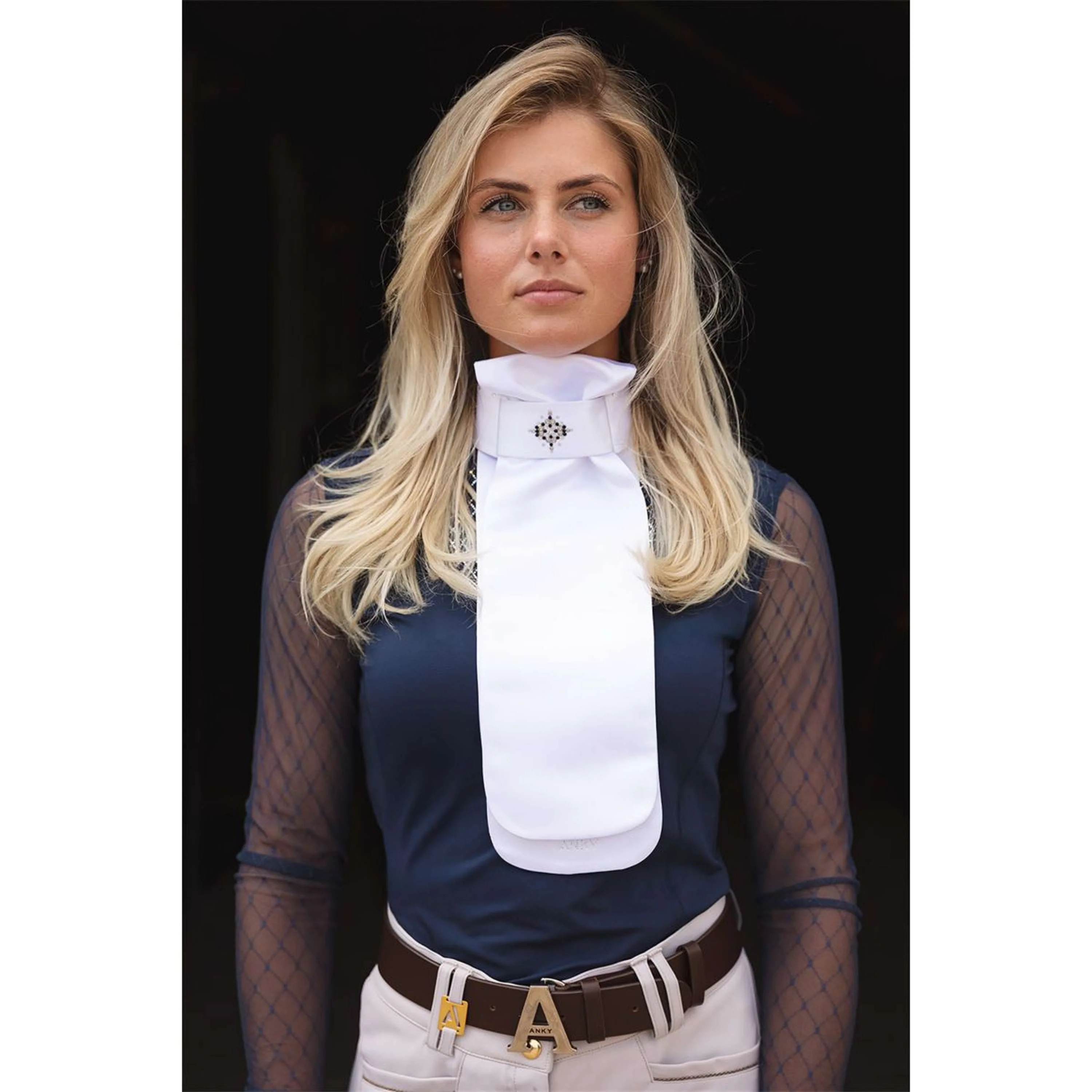ANKY Plastron Prospect C-Wear ATP25501 Blanc/Argent - Image 5