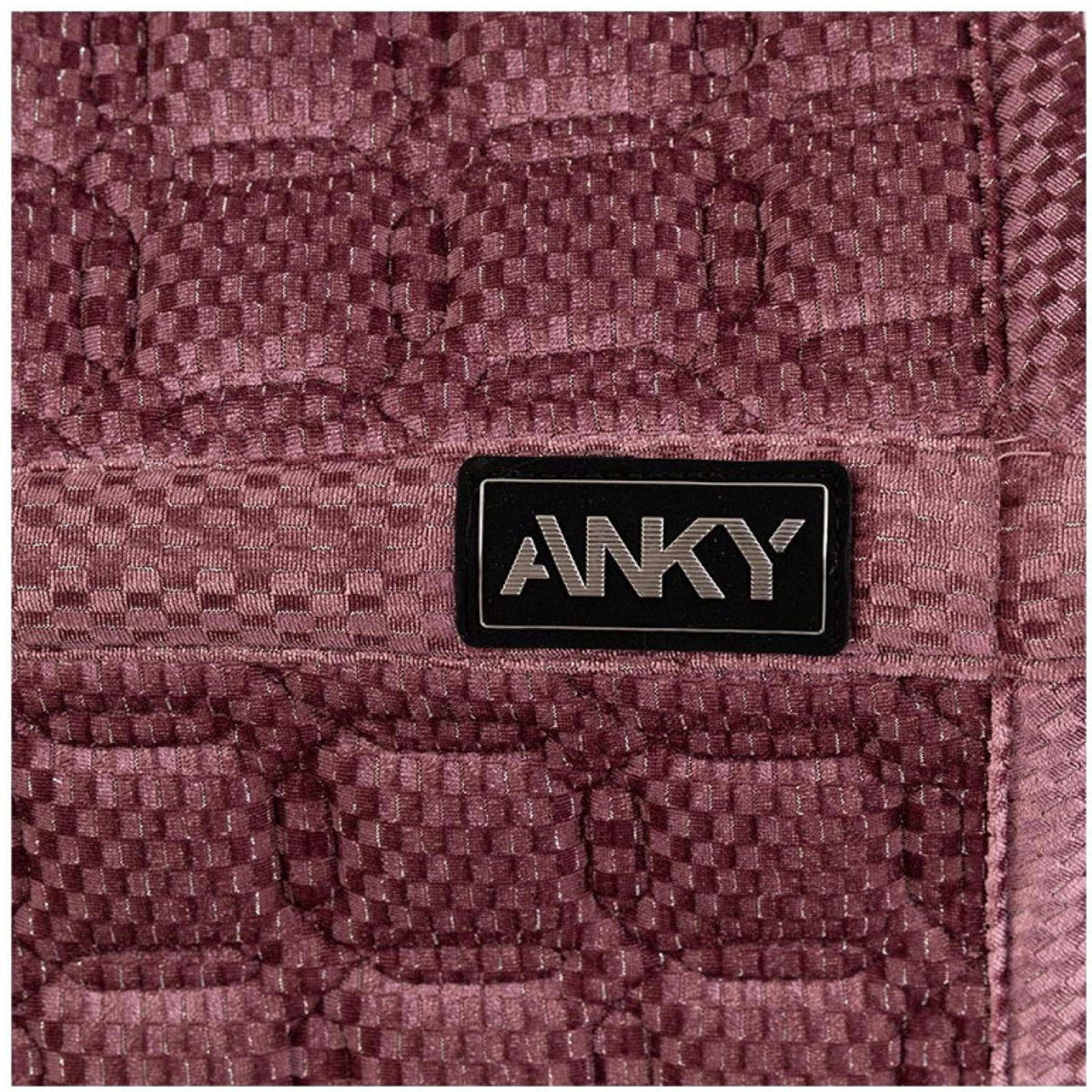 ANKY Tapis de Selle Check Velvet XB25003 Dressage Mellow Mauve - Image 3