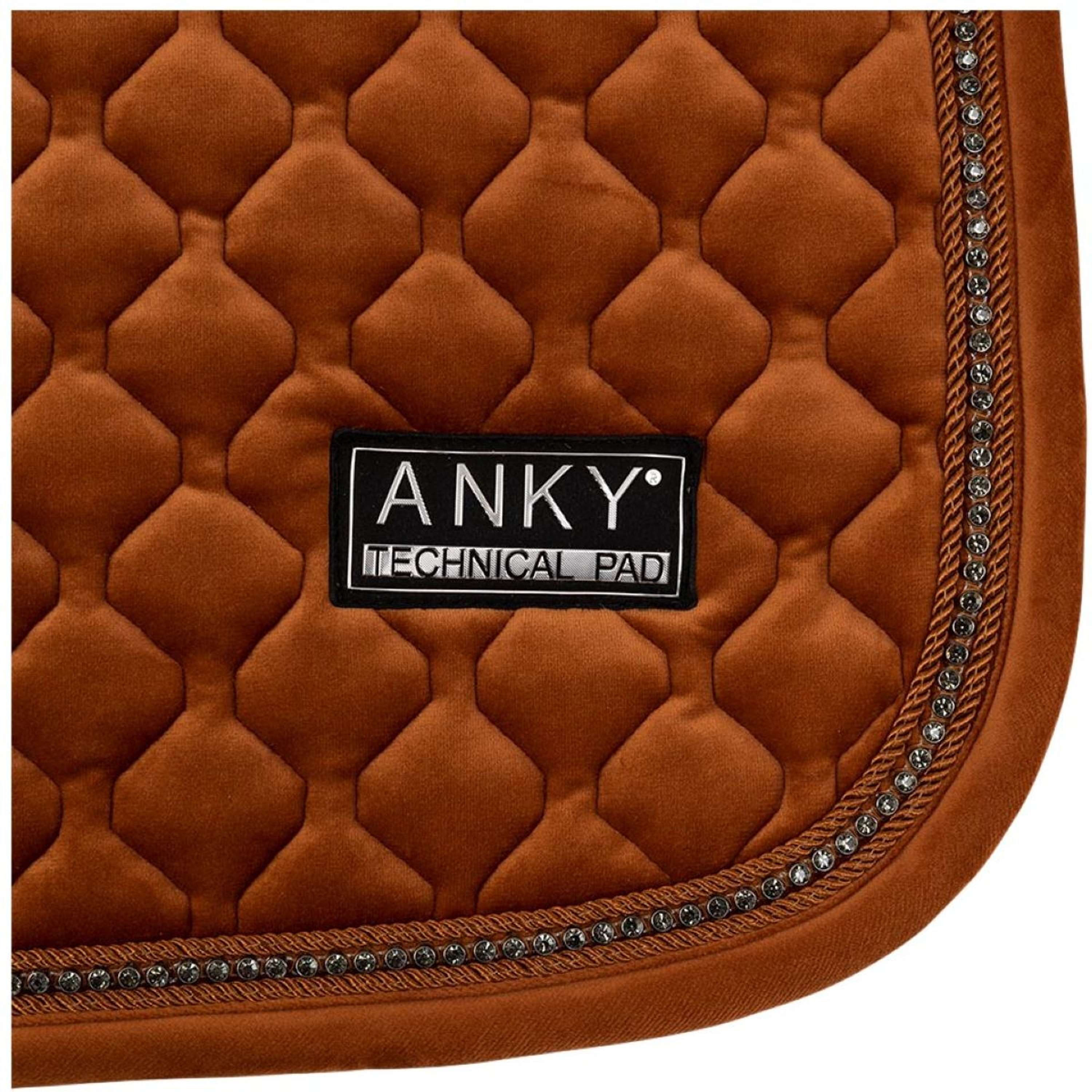 ANKY Tapis de Selle Velvet Stones de Saut Rouille - Image 2
