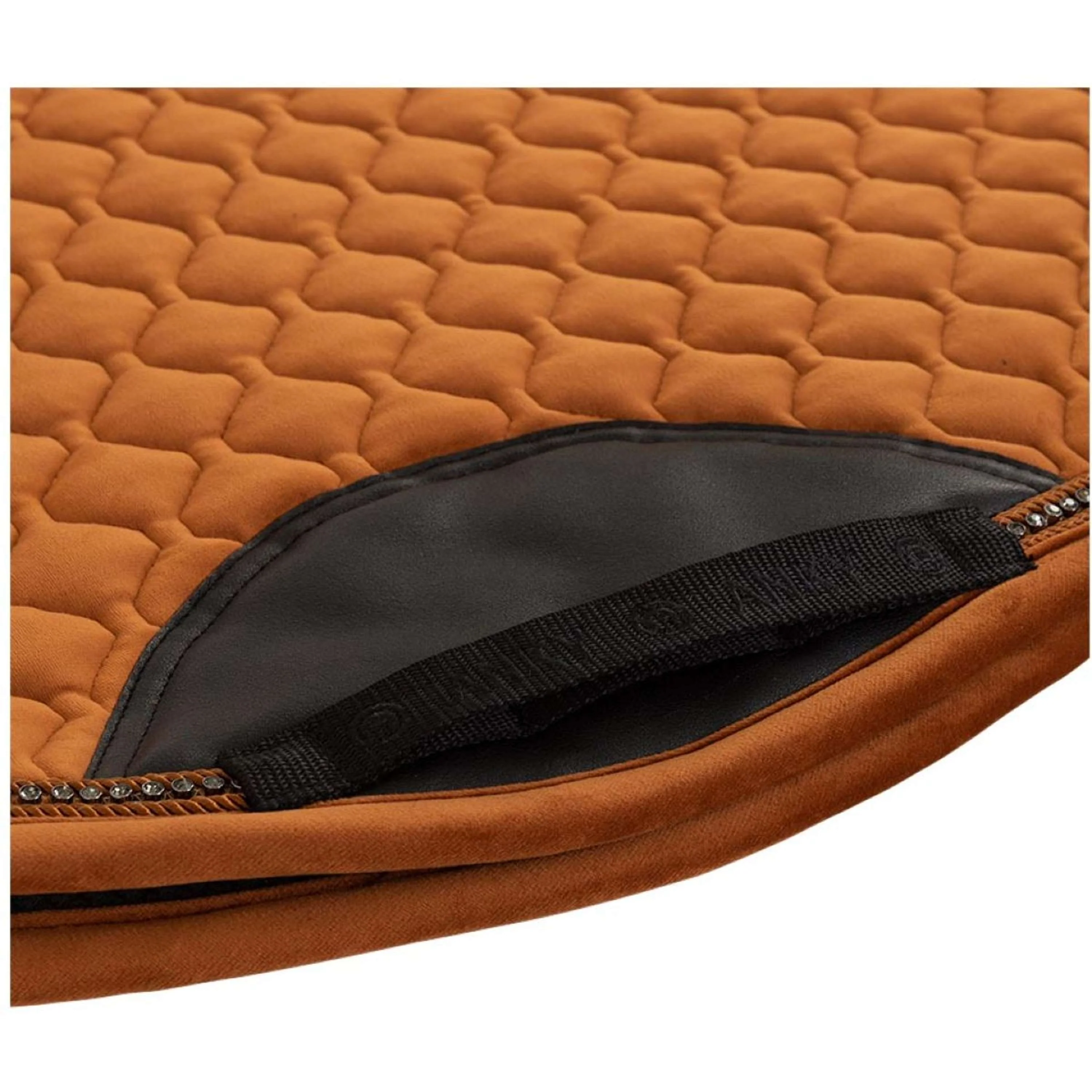 ANKY Tapis de Selle Velvet Stones de Saut Rouille - Image 4