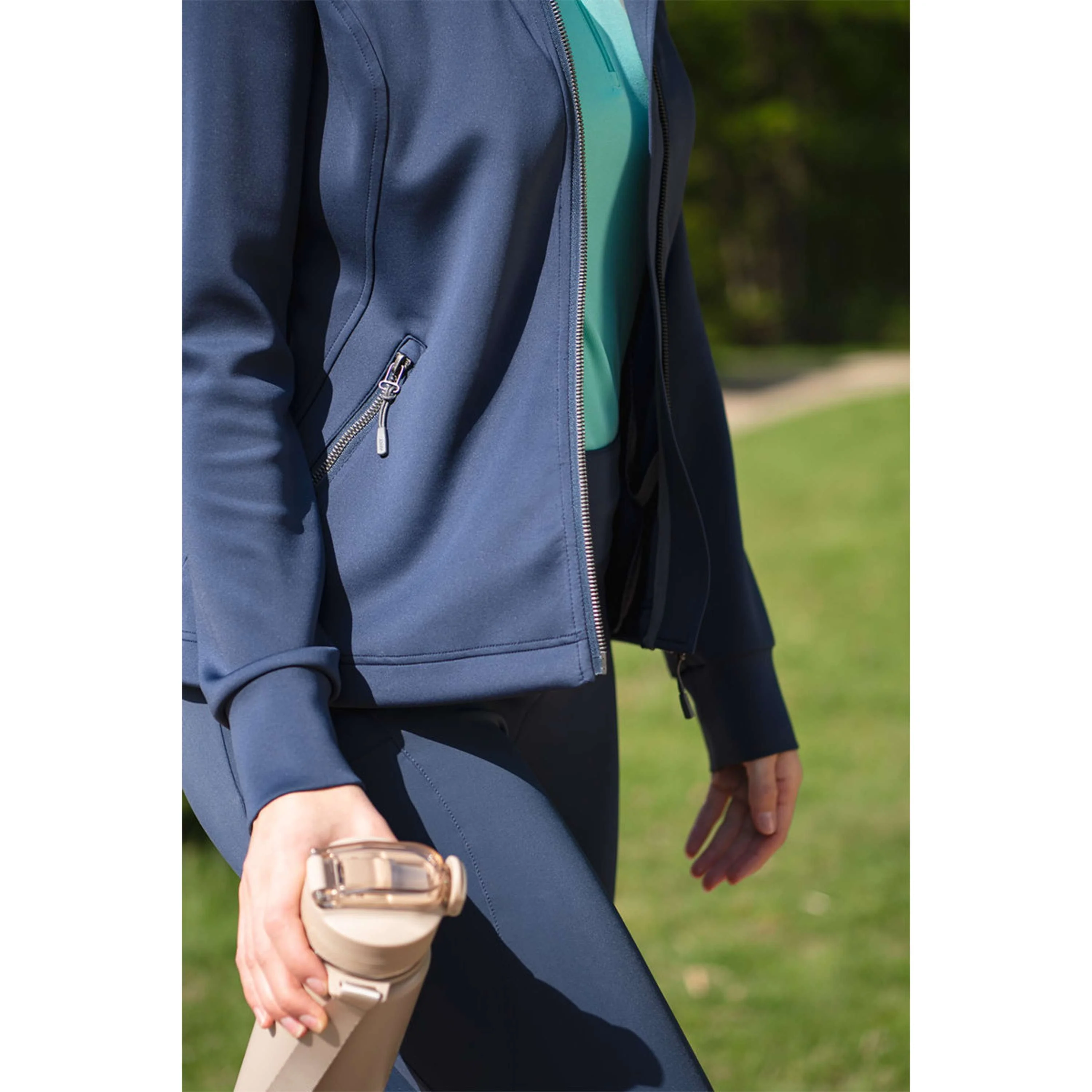 ANKY Veste Hooded Tech ATC251101 Mood Indigo - Image 6