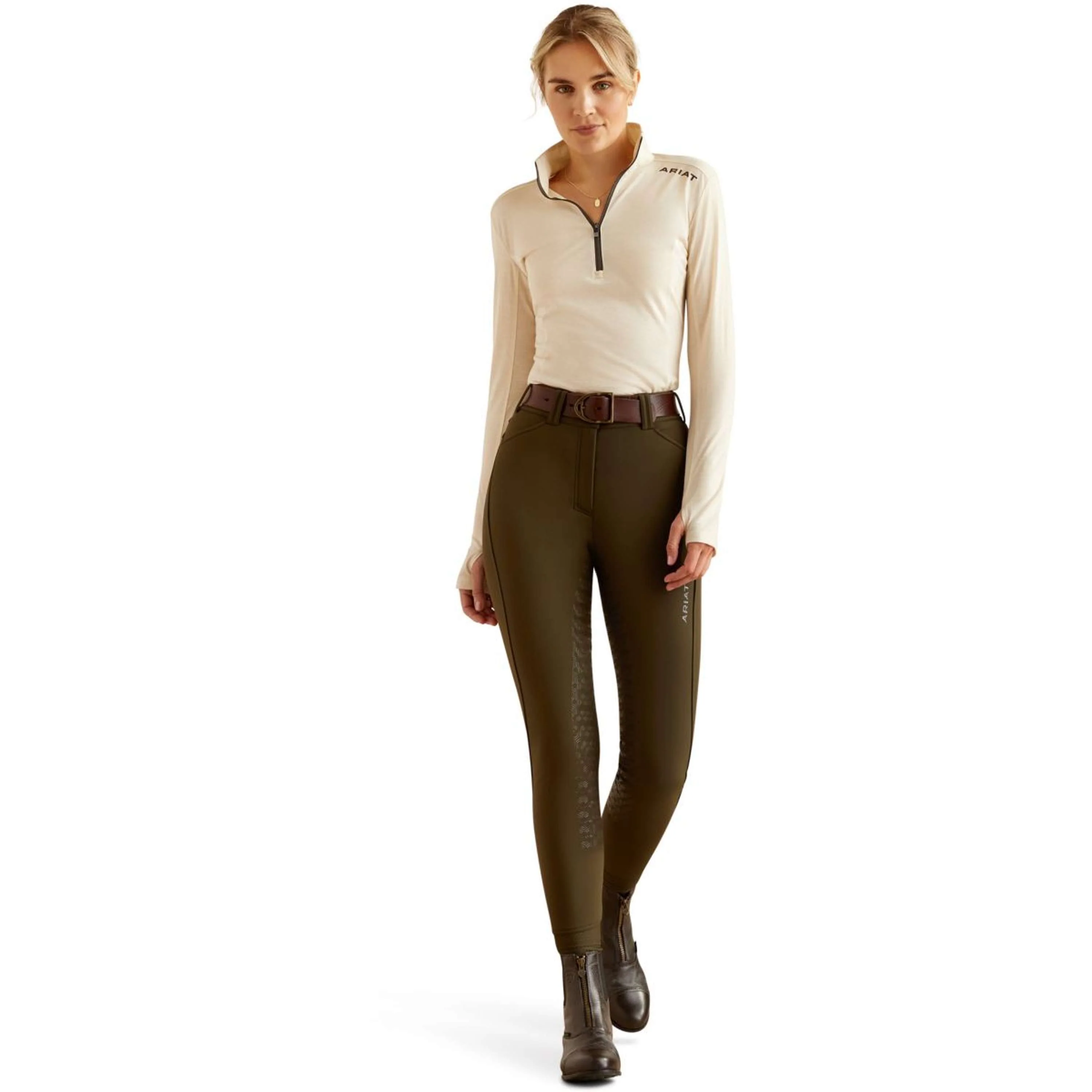 Ariat Baselayer Cheviot Femme Summer Sand - Image 2