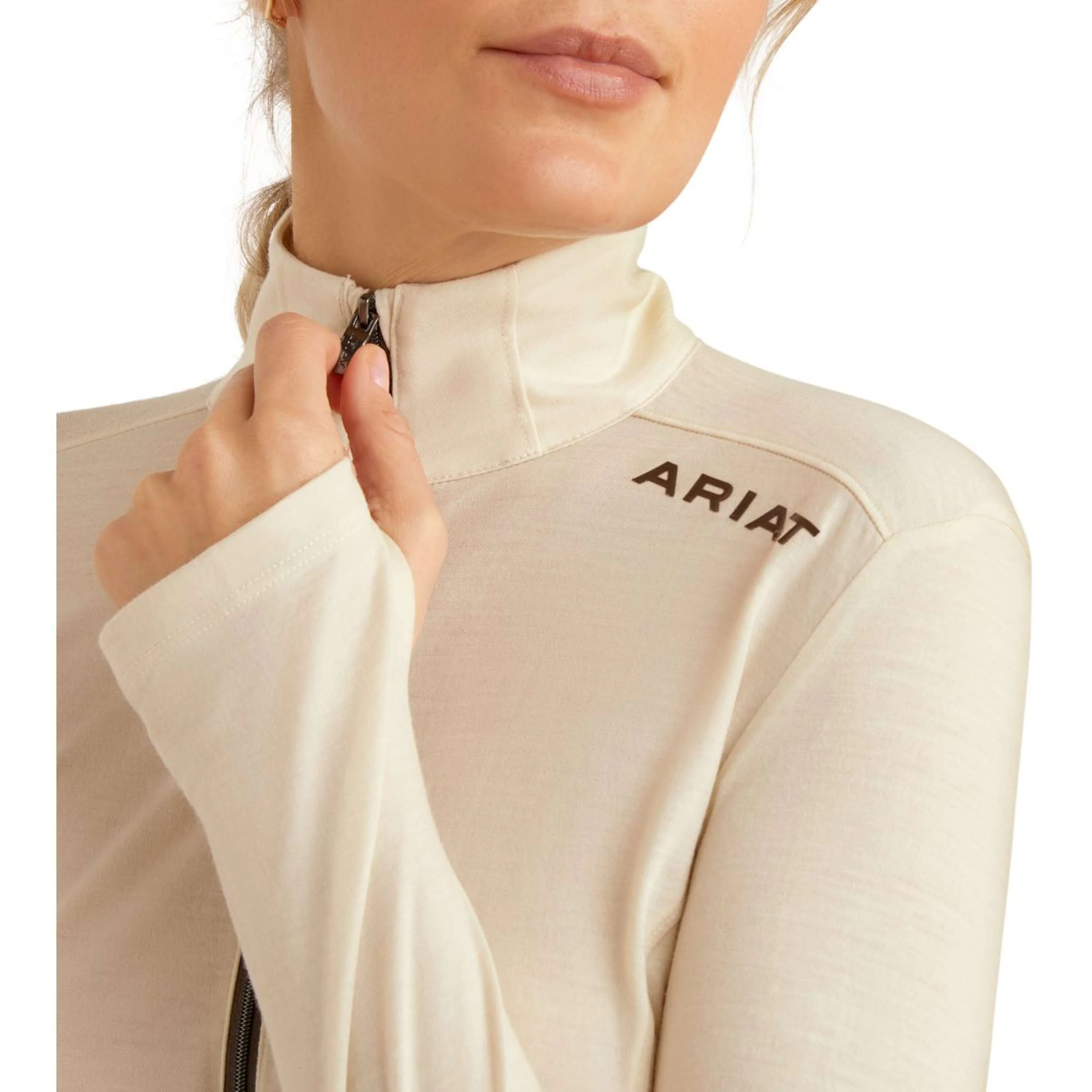 Ariat Baselayer Cheviot Femme Summer Sand - Image 4