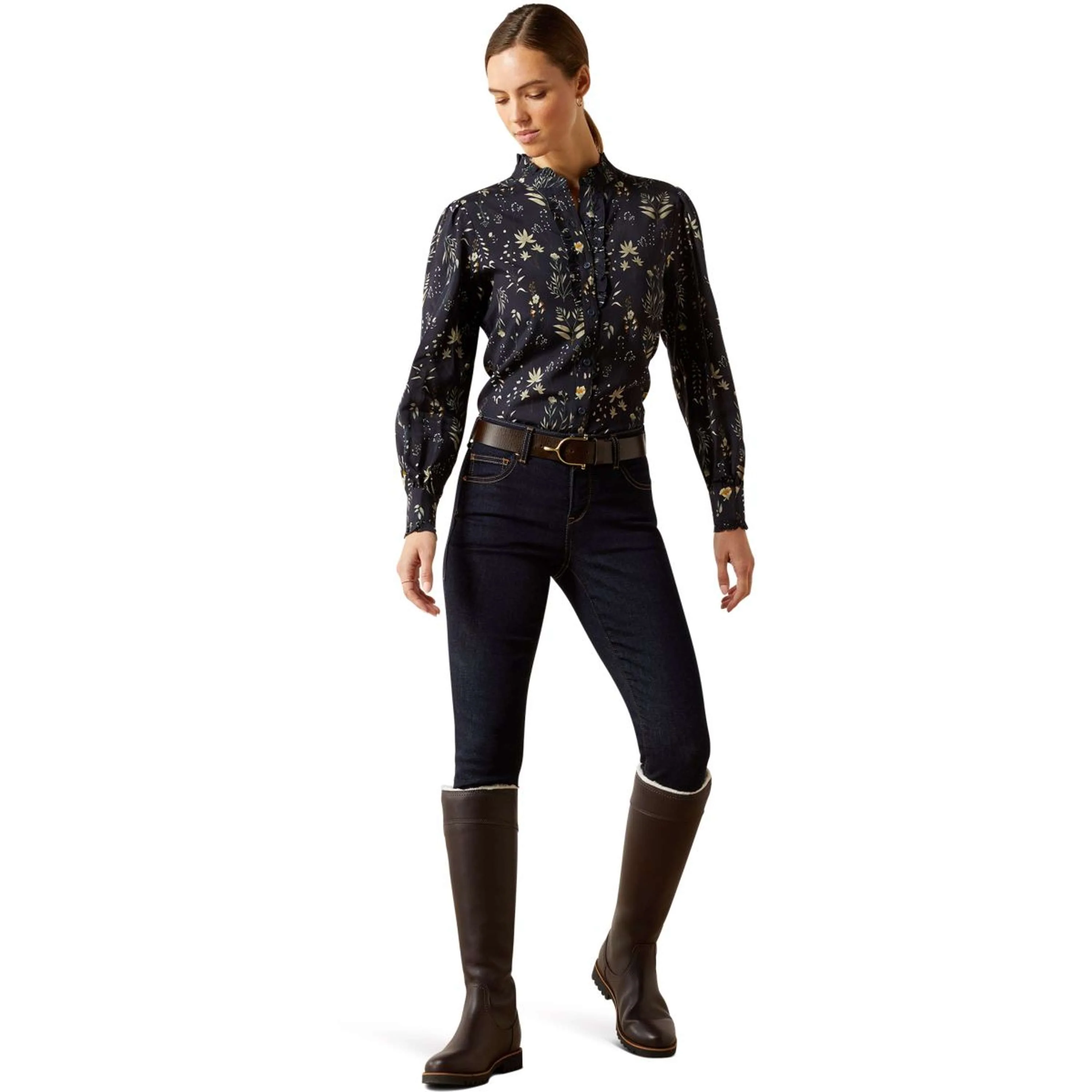 Ariat Blouse Cricklade Femme Marin - Image 2