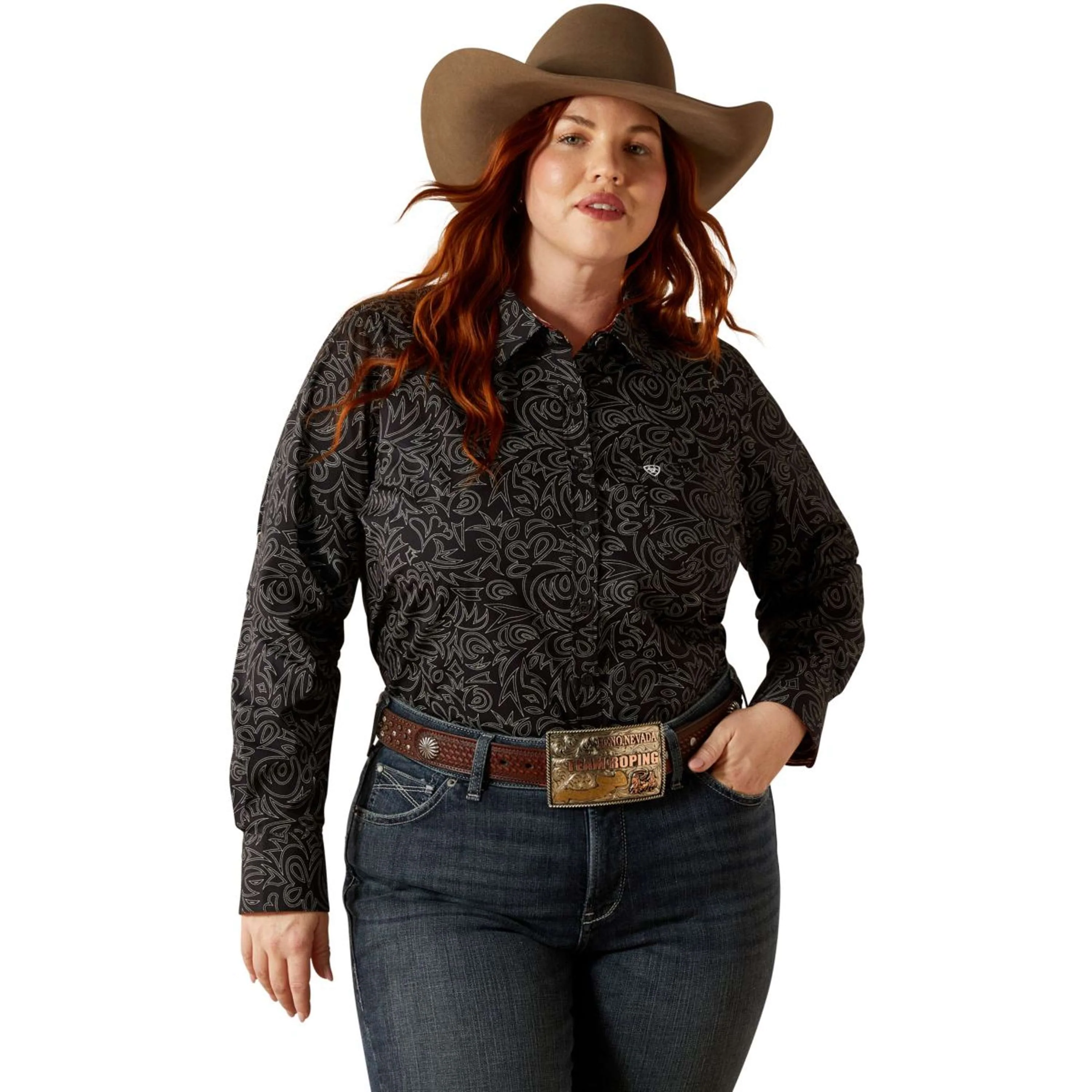 Ariat Blouse Kirby Femme Noir - Image 2