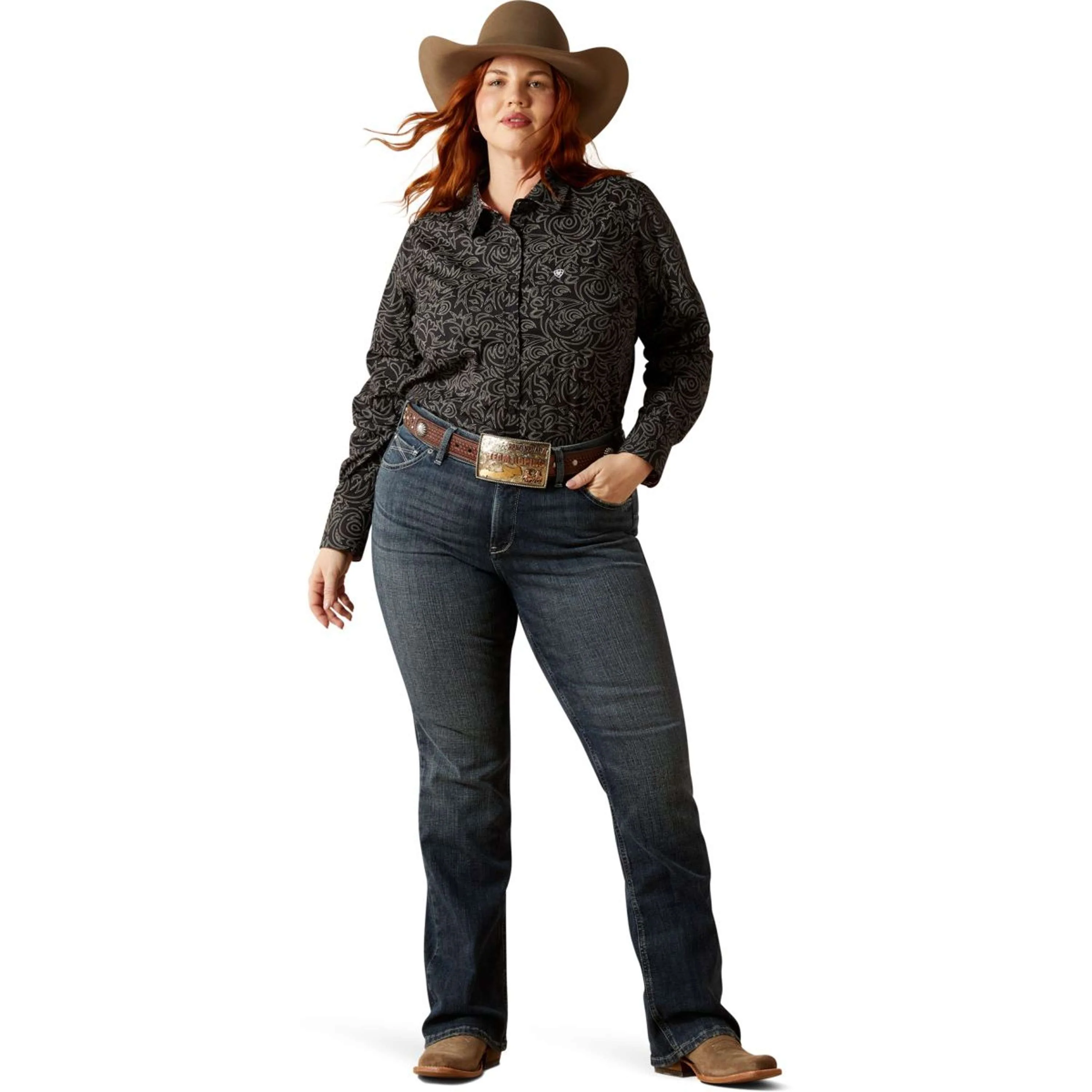 Ariat Blouse Kirby Femme Noir - Image 4
