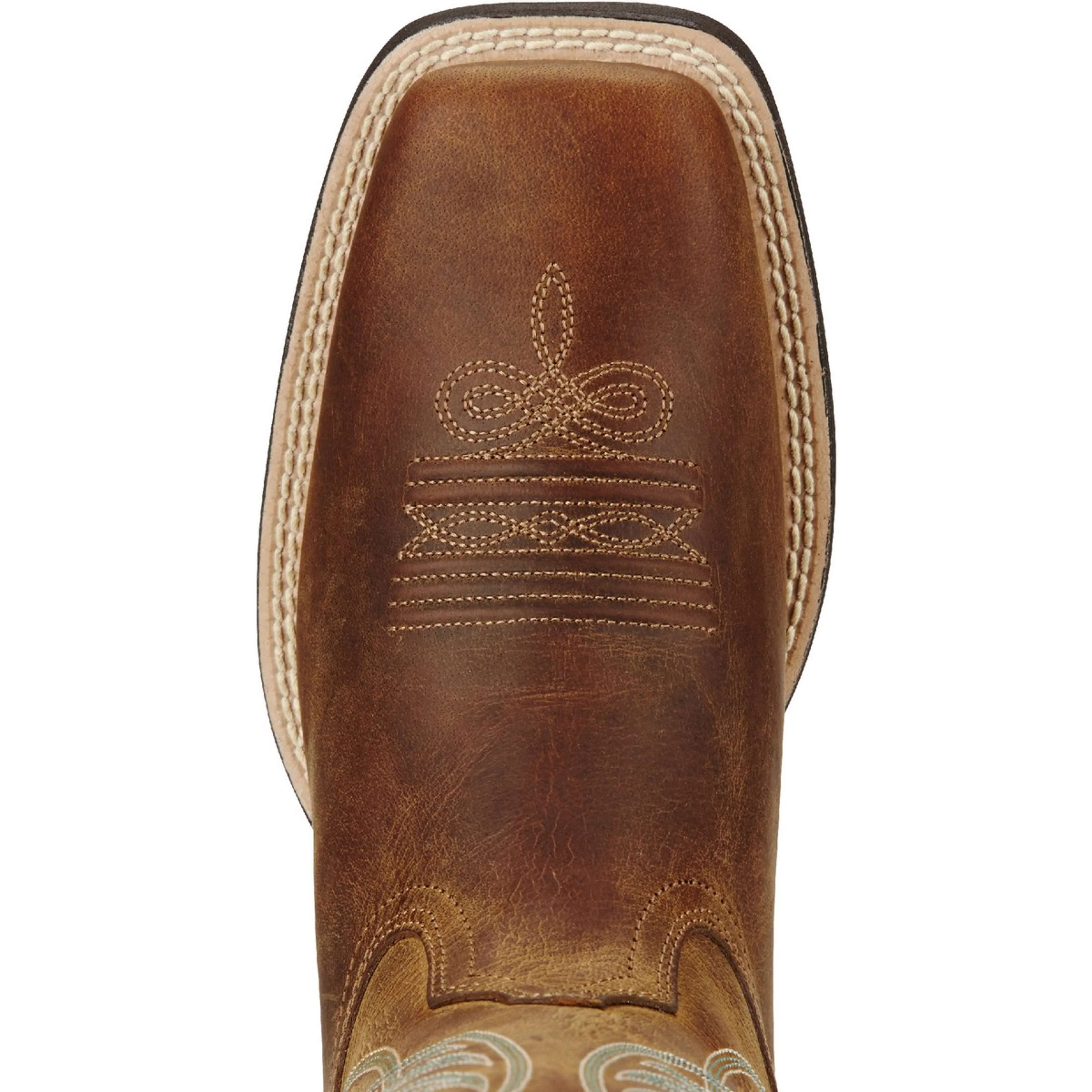 Ariat Botte Western Round Up Wst B Powder Brown - Image 4