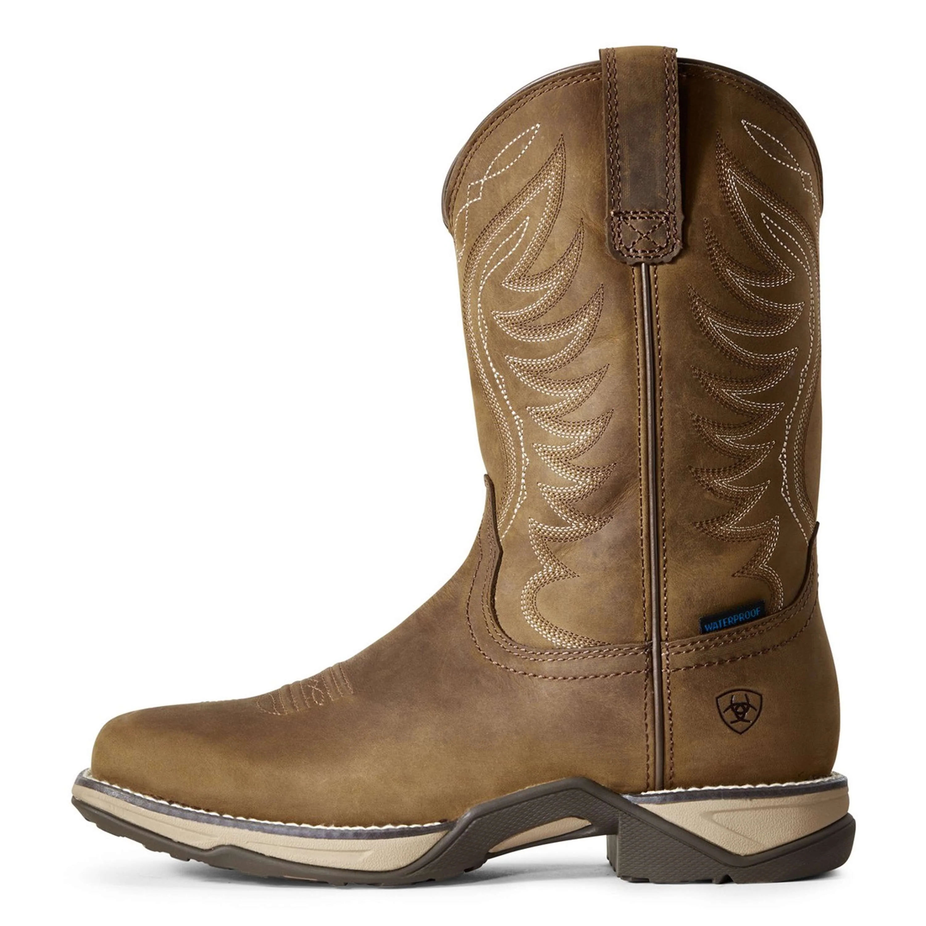 Ariat Bottes Western Anthem H2O Distressed Brown - Image 2