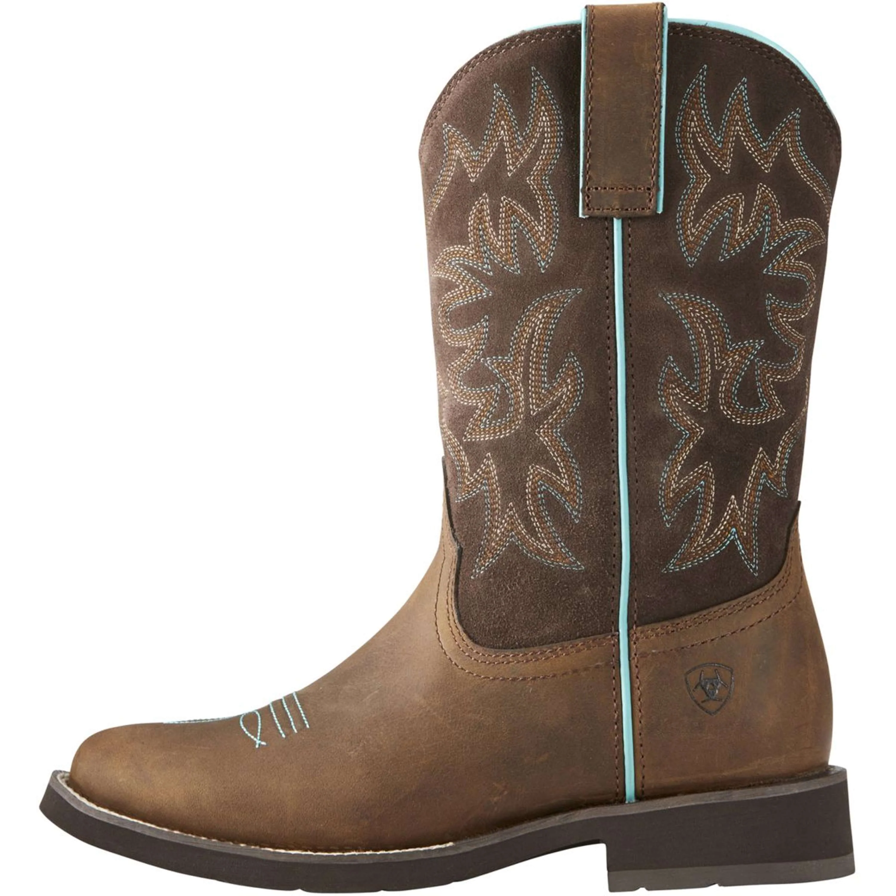 Ariat Bottes Western Delilah Round Toe Distressed Brown - Image 3