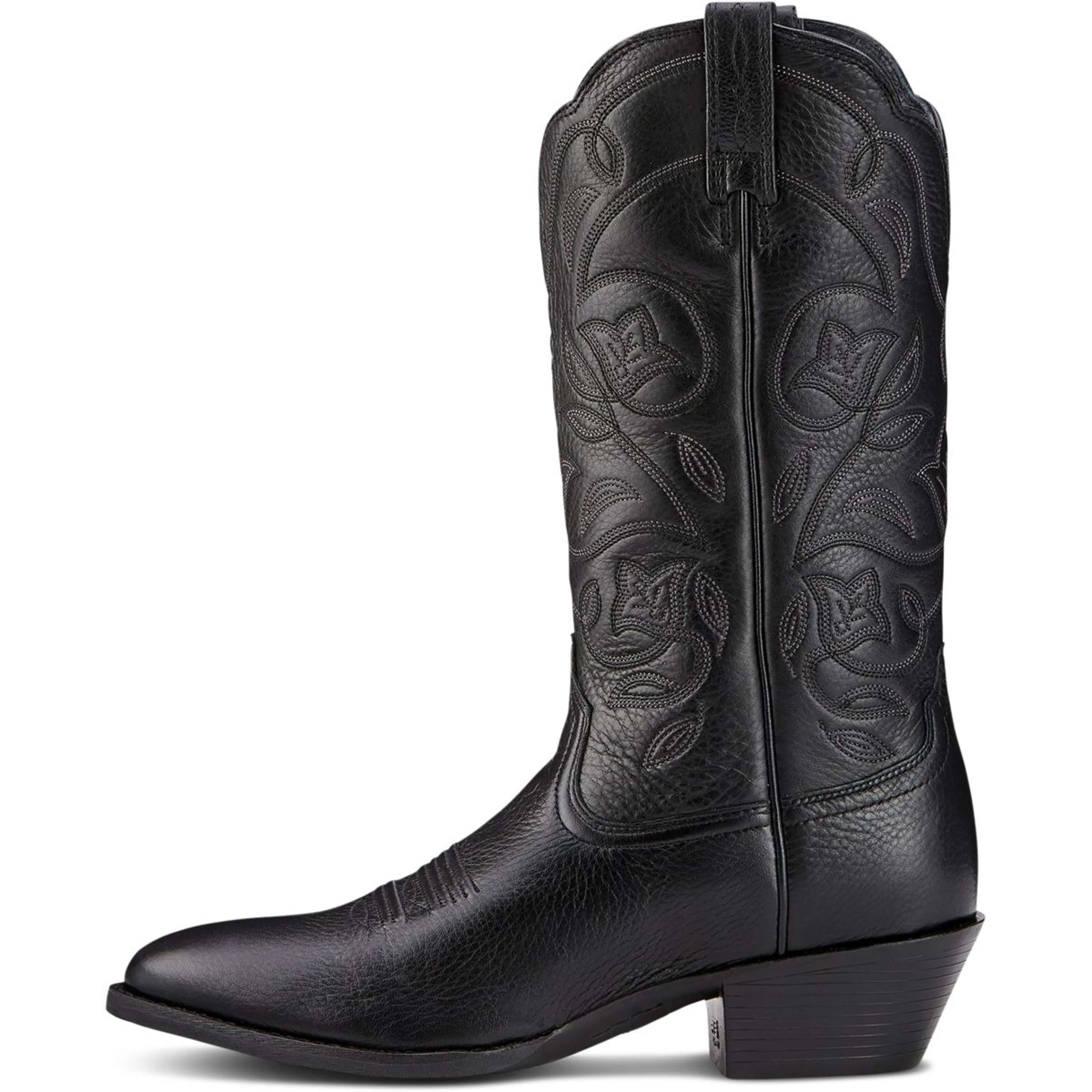 Ariat Bottes Western Heritage Black Deertan - Image 2