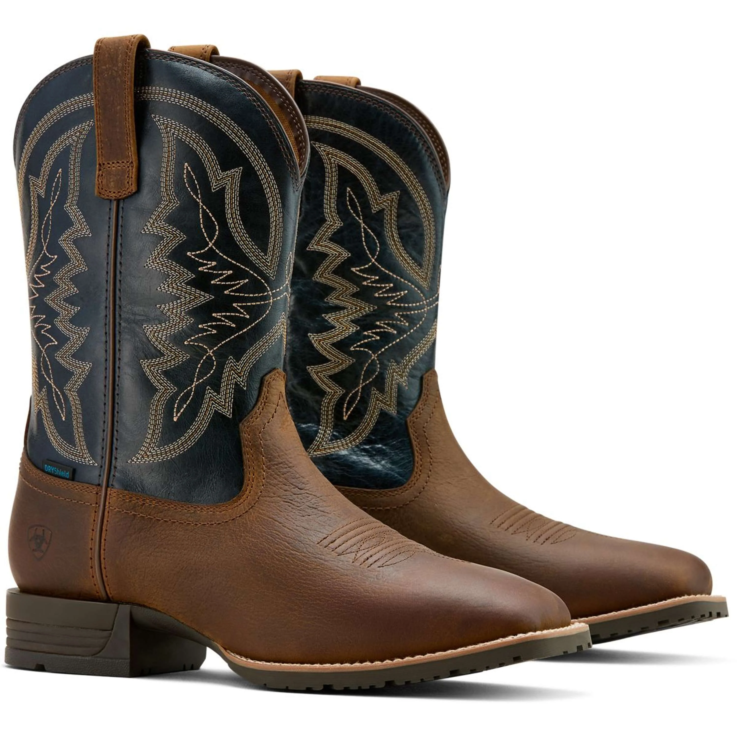 Ariat Bottes Western Hybrid Ranchwork H2O Hommes Tavern Taupe/Dark Denim - Image 4