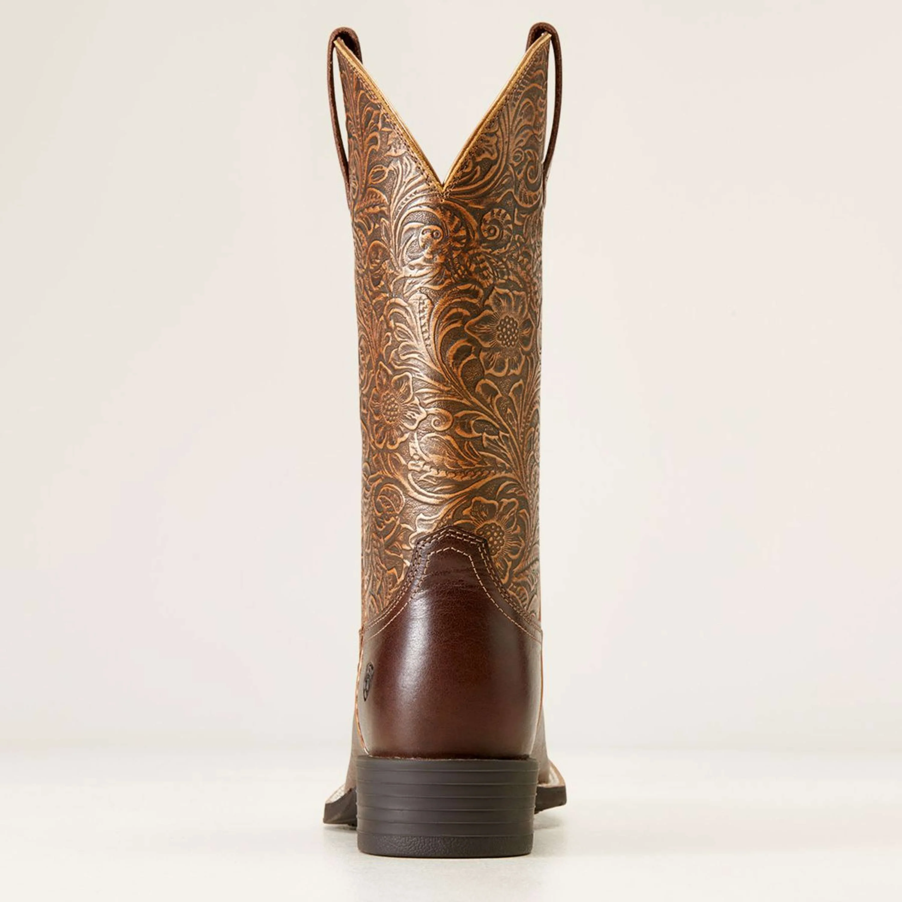 Ariat Bottes Western Round Up Wide Femme Marron - Image 4