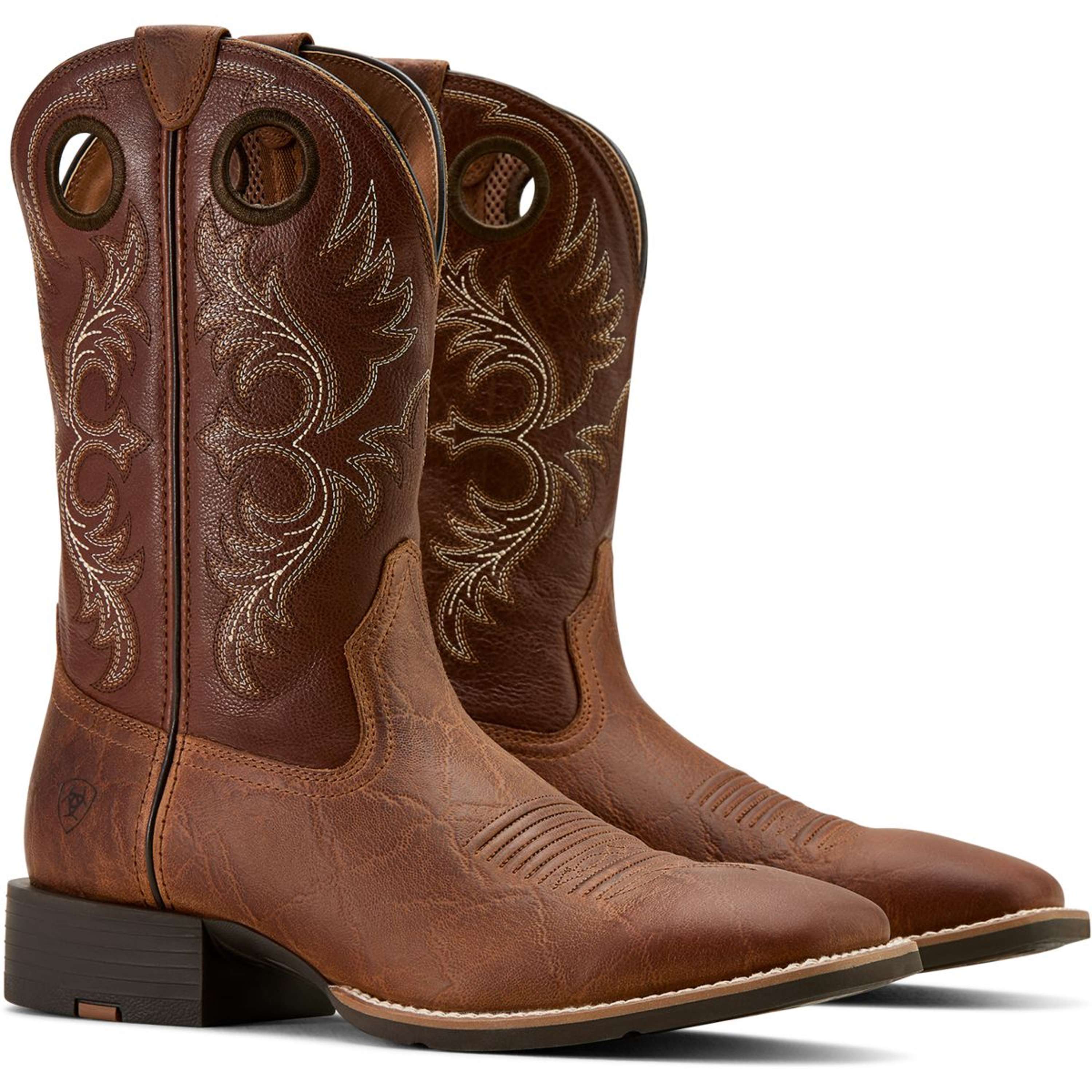 Ariat Bottes Western Sport Rodeo Hommes Aged Tan/Luna - Image 4