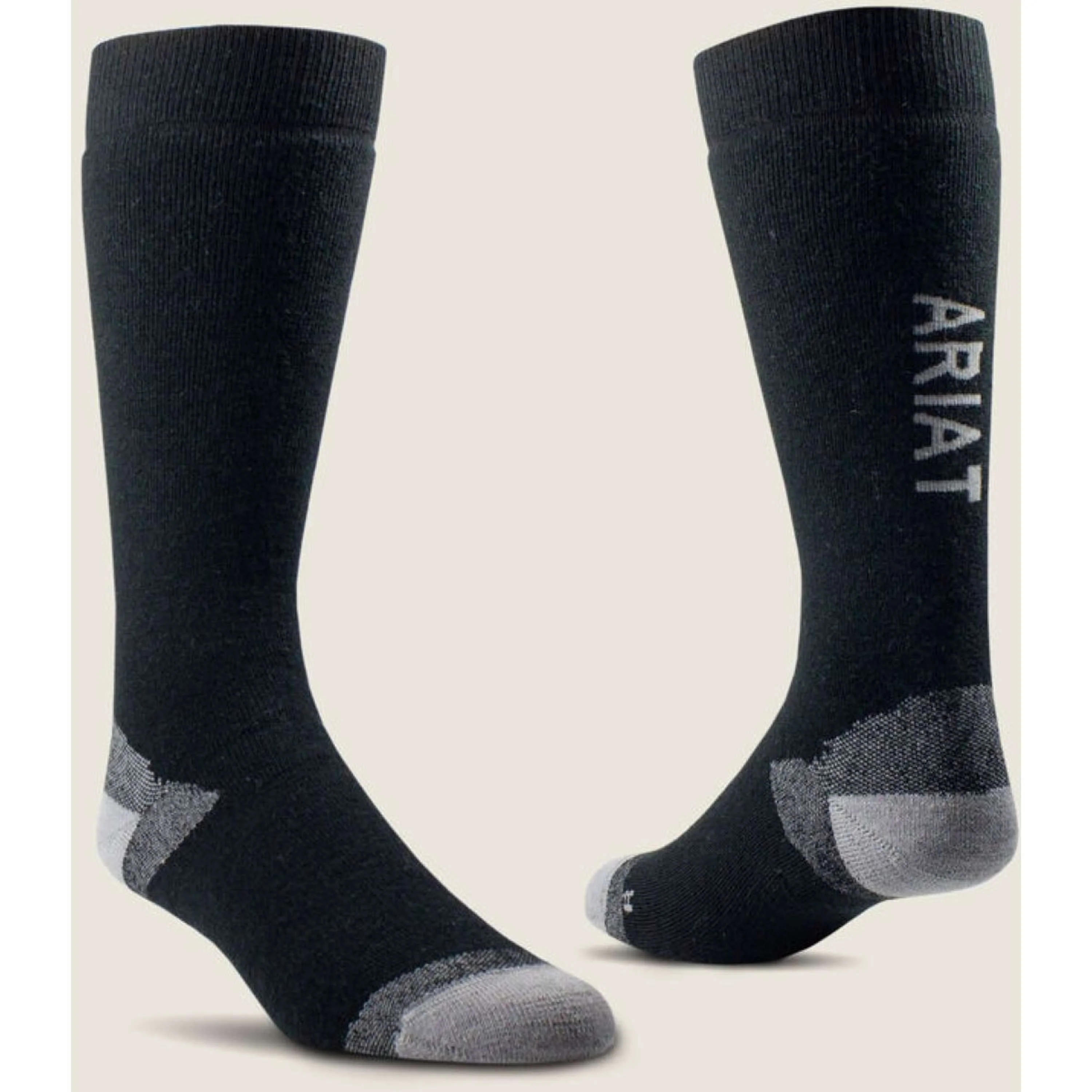 Ariat Chaussettes d'Équitation Country Performance Merino Noir