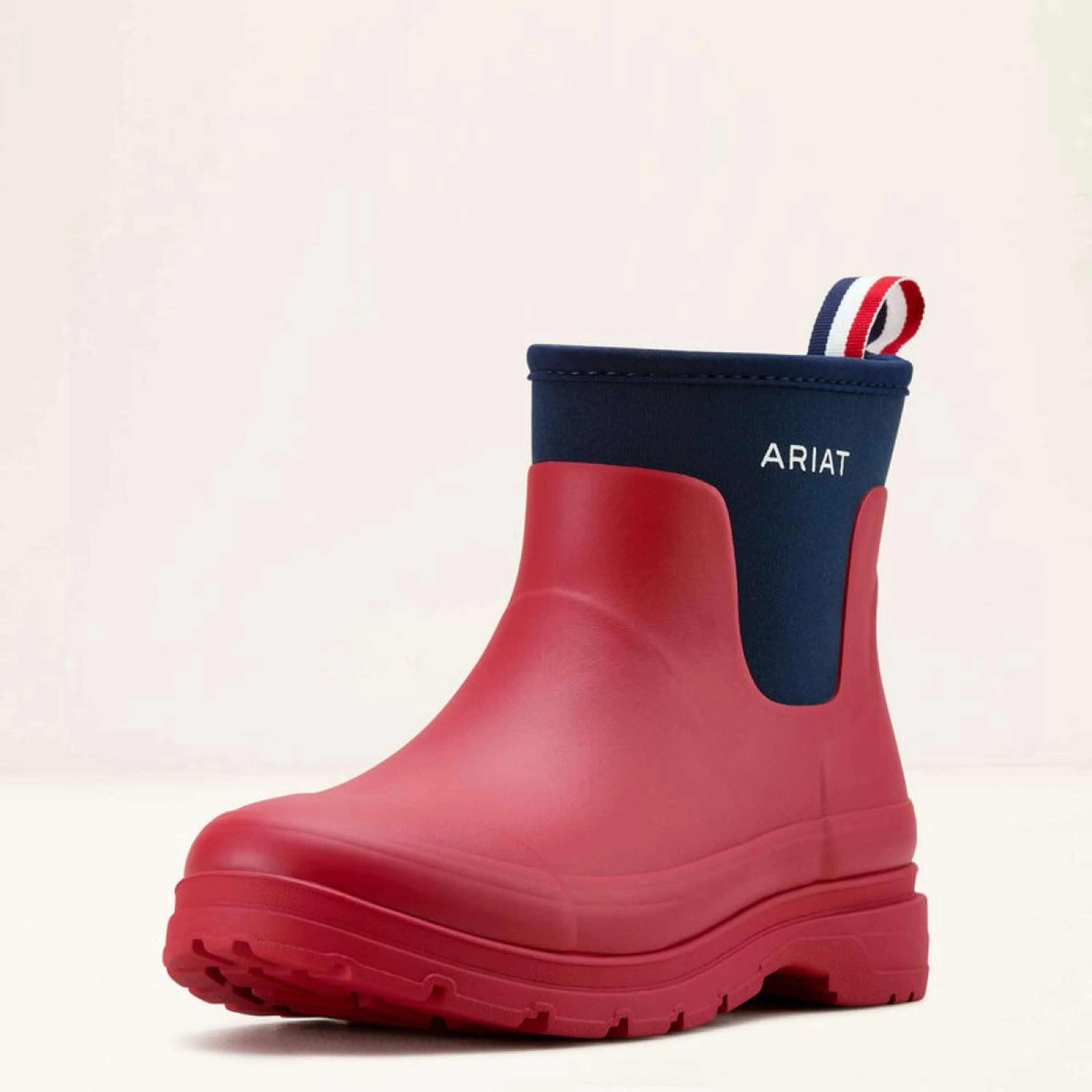 Ariat Chaussures d'Écurie Kelmarsh Shortie Femme Rouge Team/Bleu Marine