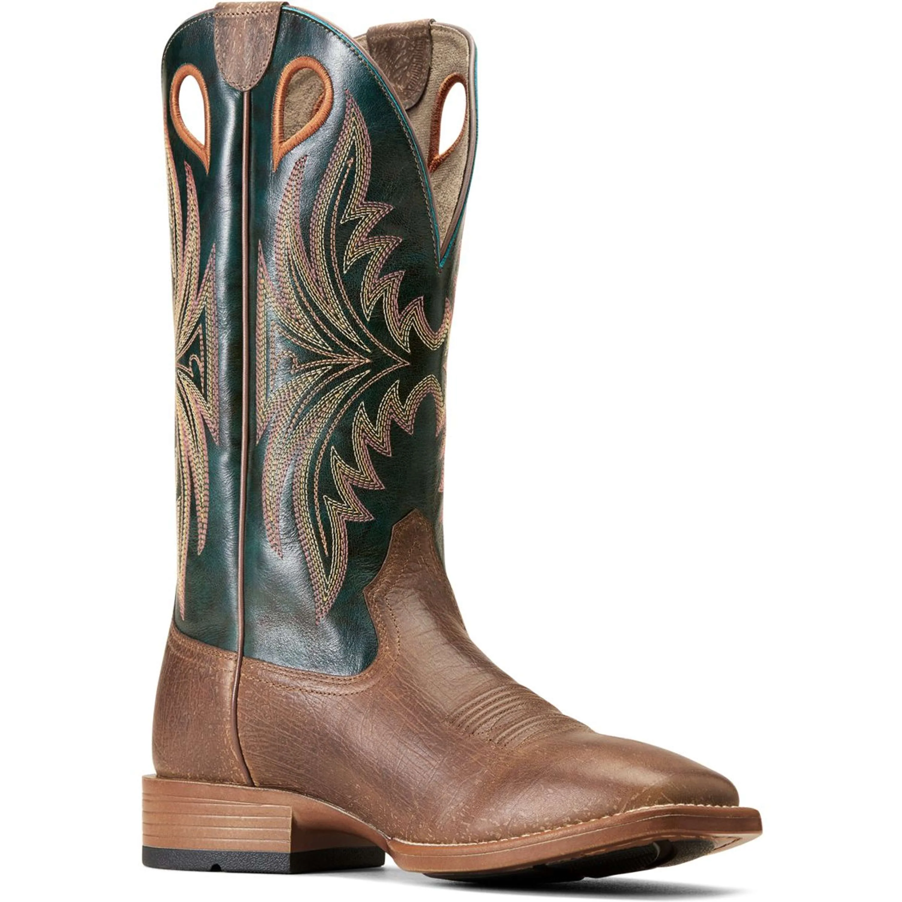 Ariat Botte Occidentale Granger Ultra Hommes Brown Bark/Sea Green - Image 3