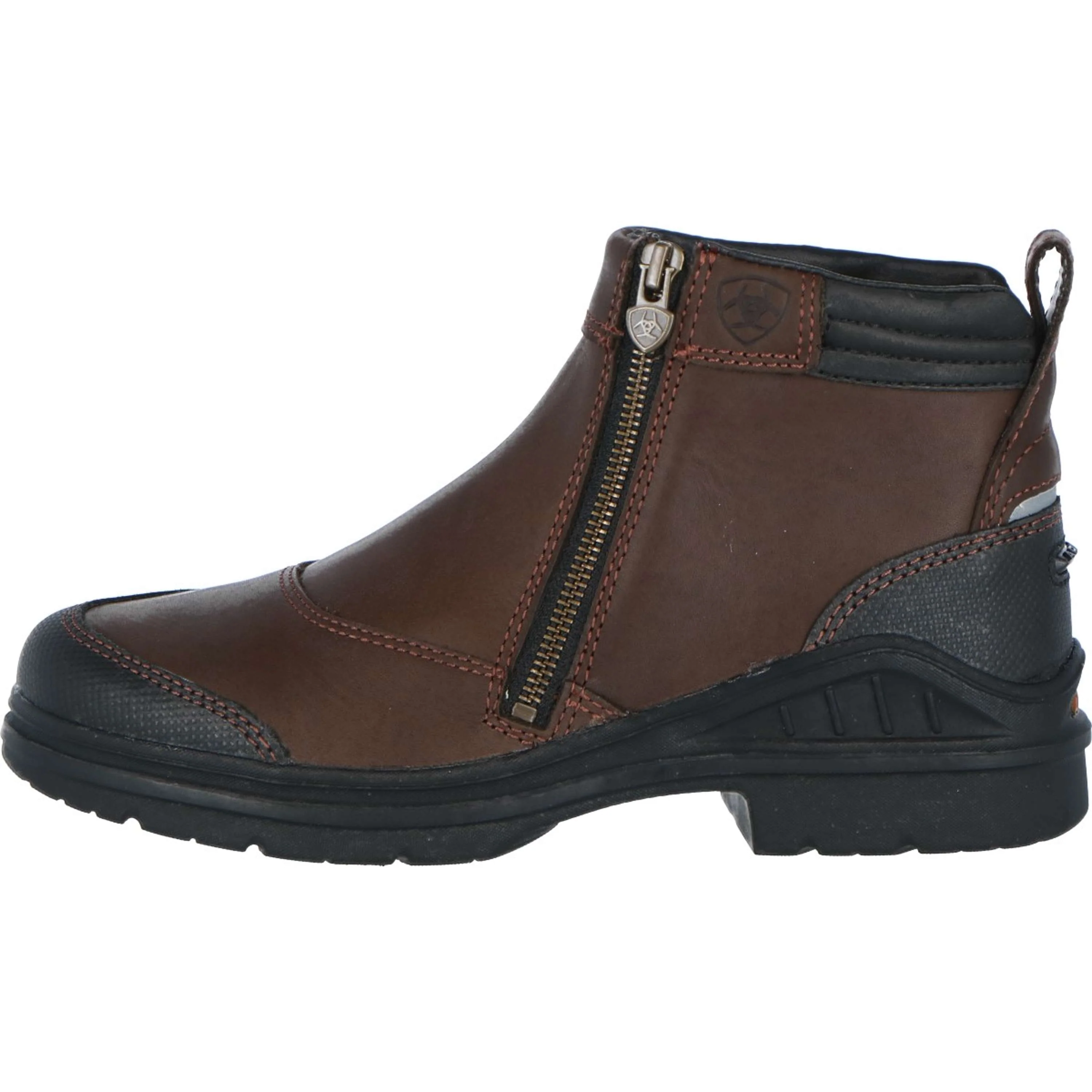 Ariat Chaussures d'Écurie Barnyard Side Zip Marron foncé - Image 2