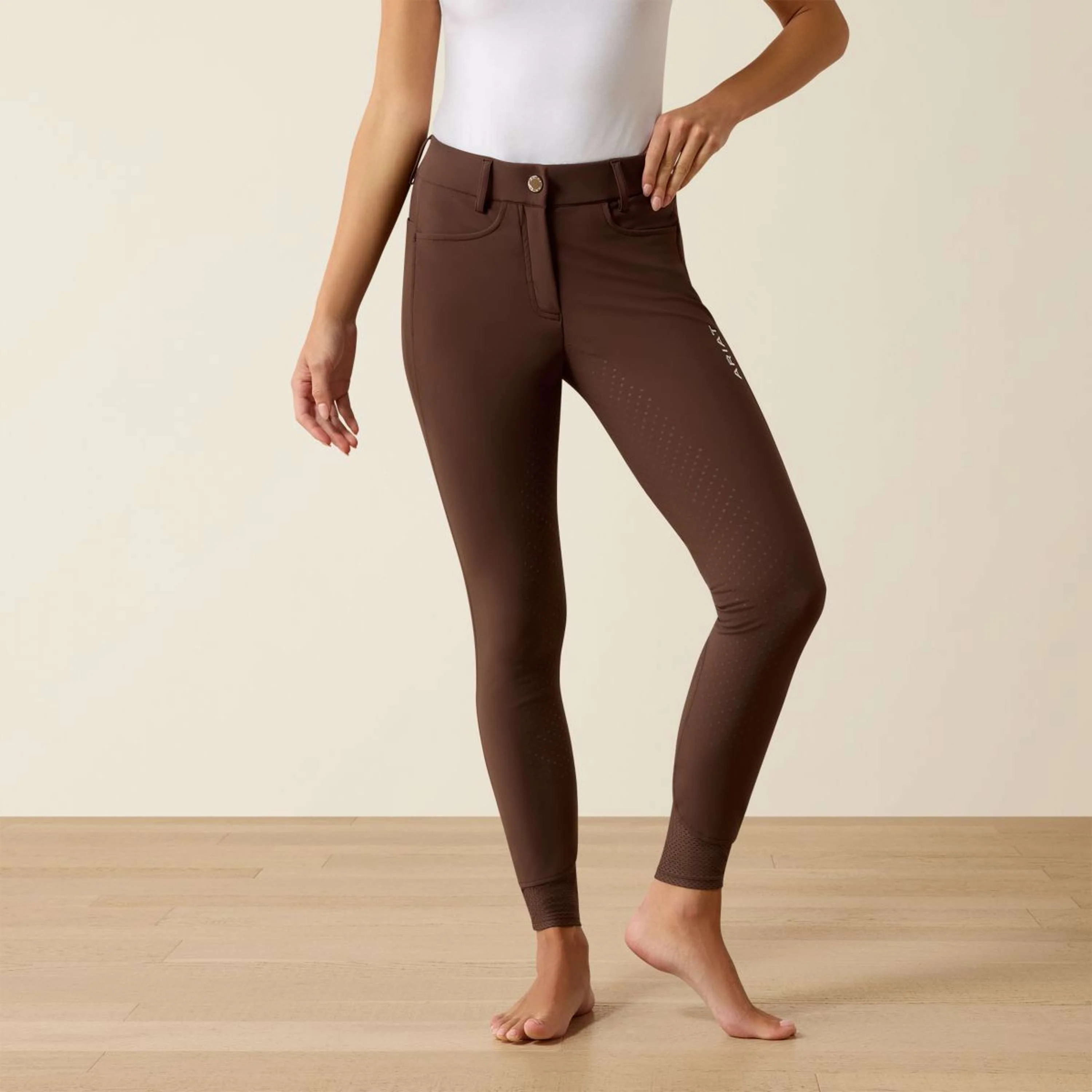 Ariat Pantalon d'Équitation Tri Factor NT Full Grip Pommel Brown