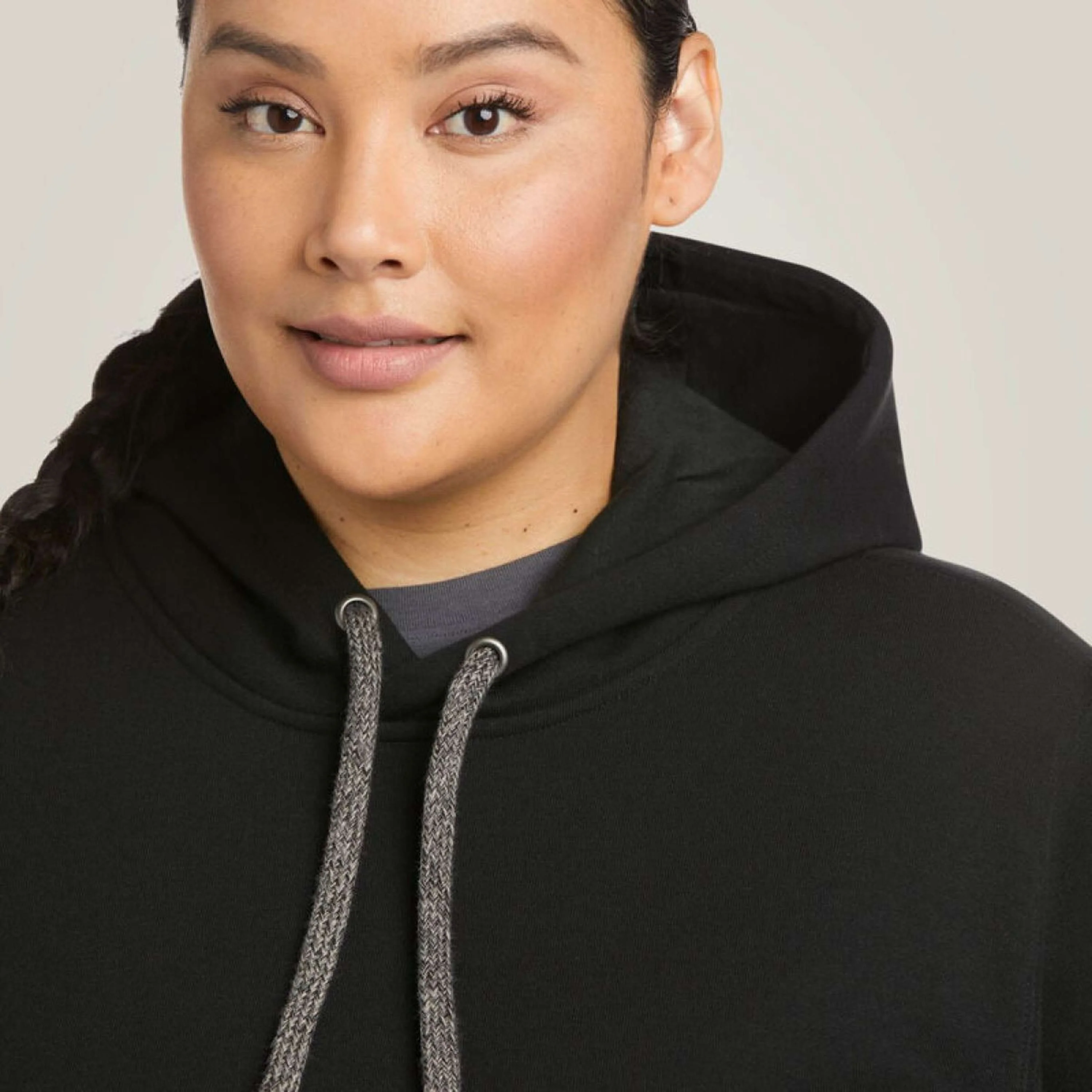 Ariat Pull col Hoodie Rebar Graphic Femme Noir/Violet - Image 5