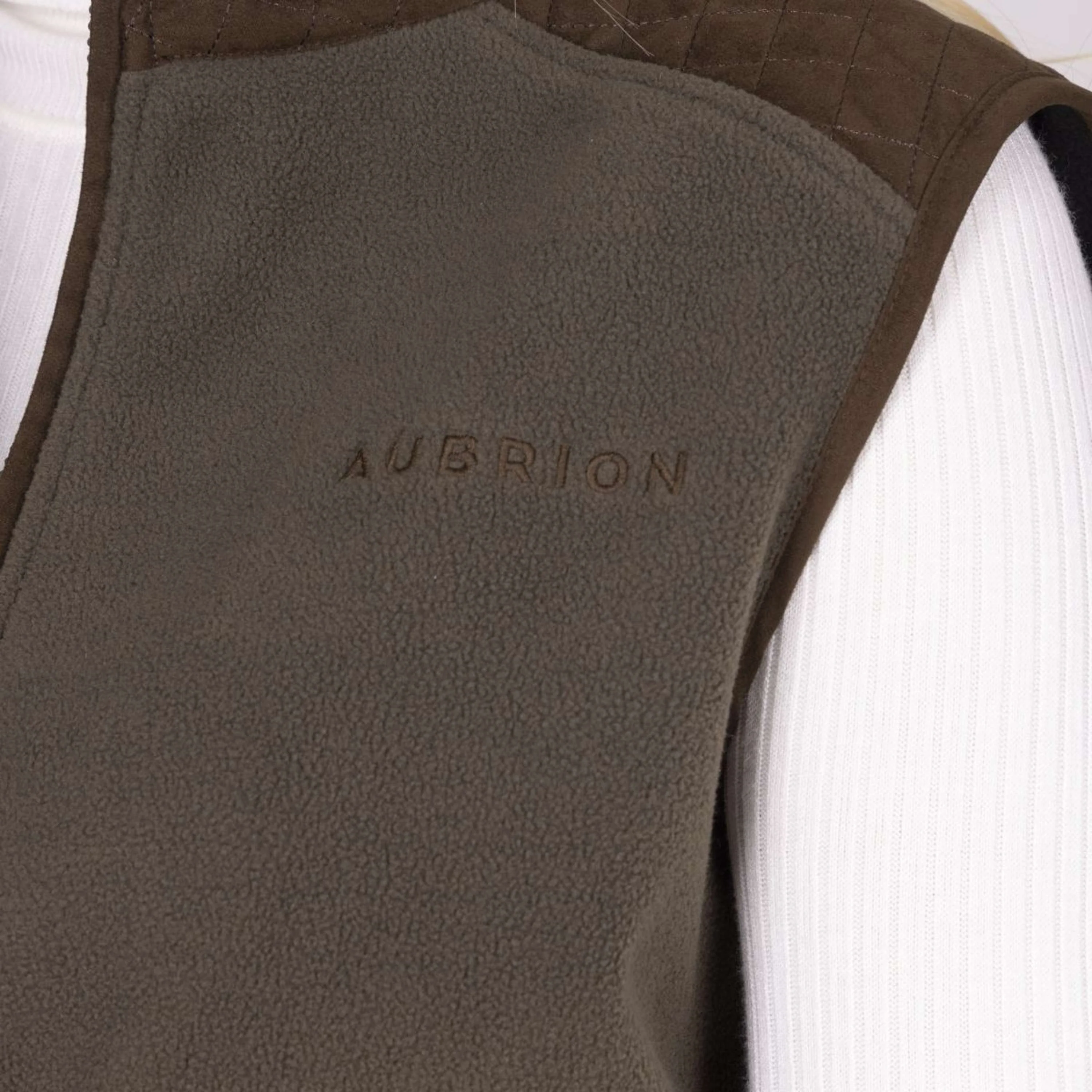 Aubrion by Shires Bodychauffant Heritage Fleece Olive foncé - Image 36