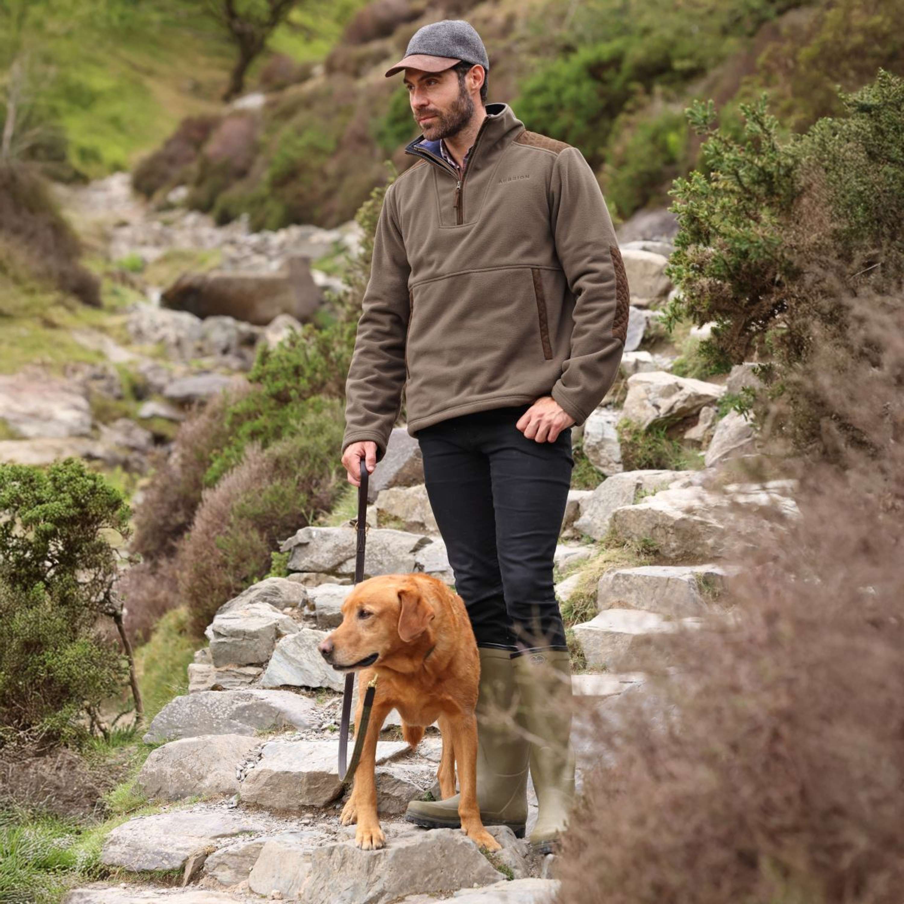 Aubrion by Shires Pull Heritage Fleece Olive foncé - Image 28