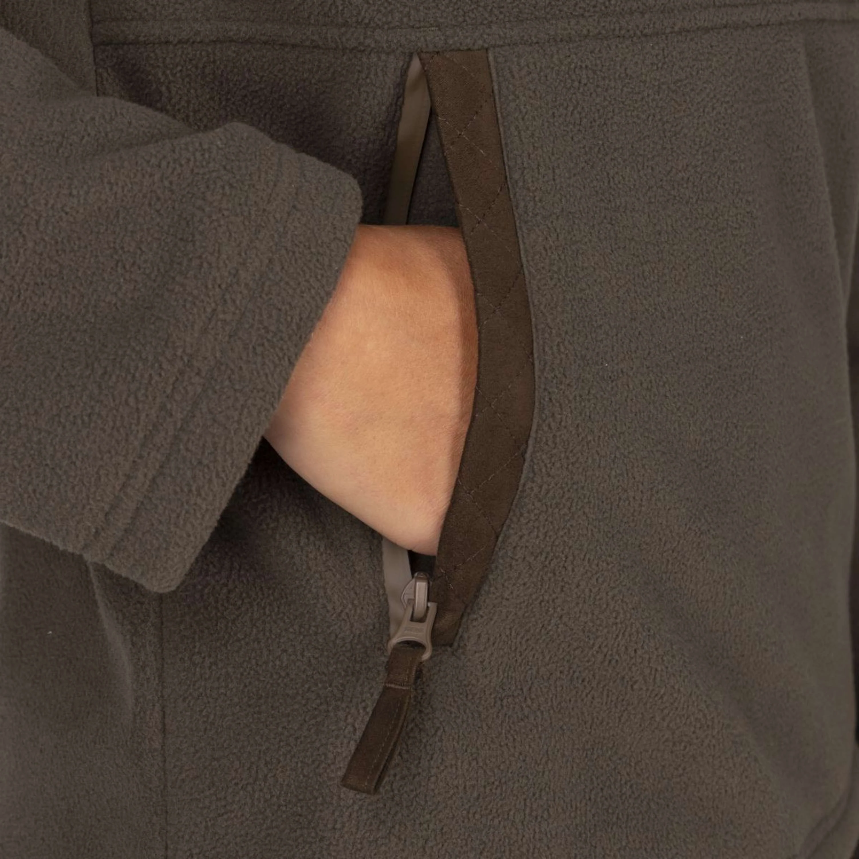 Aubrion by Shires Pull Heritage Fleece Olive foncé - Image 44