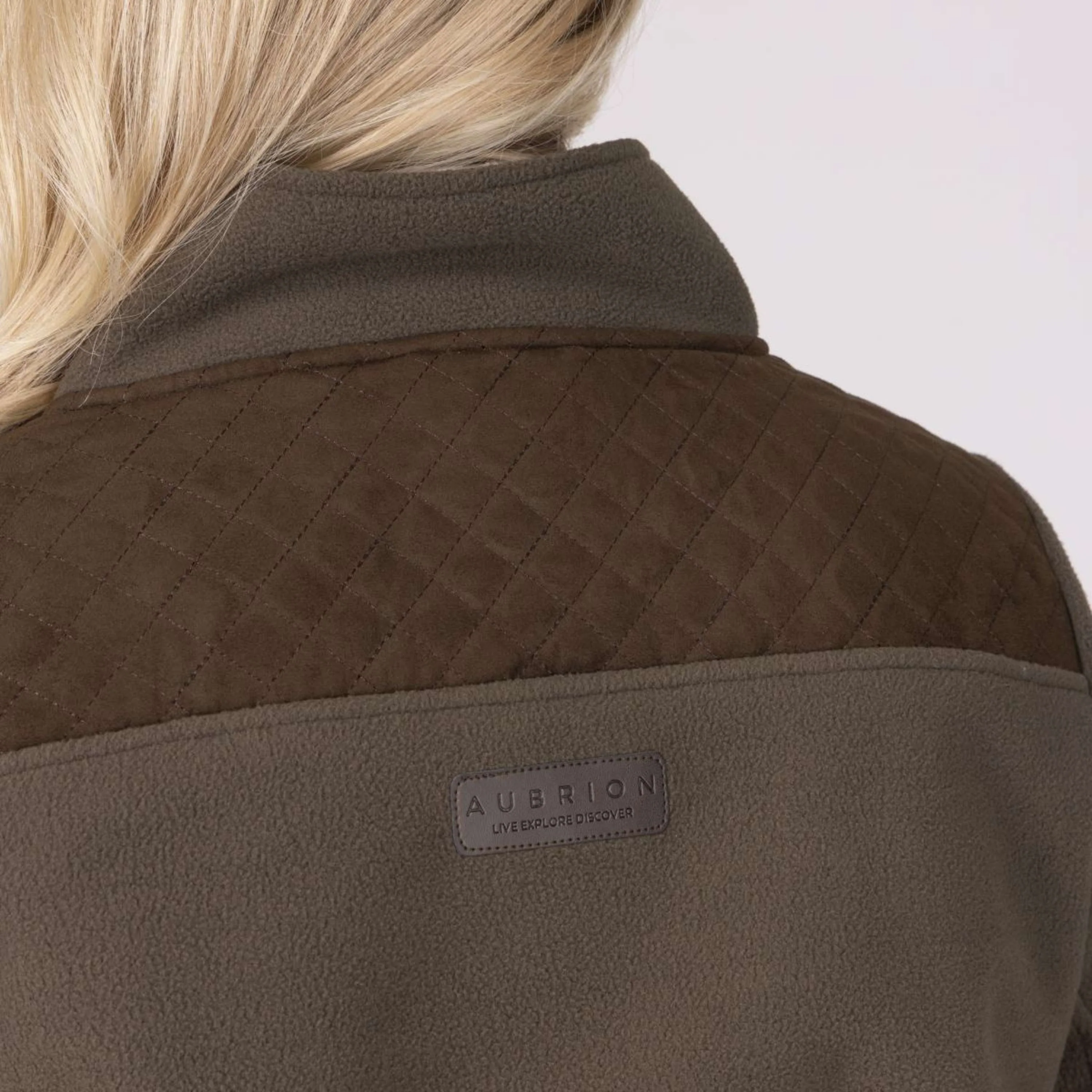 Aubrion by Shires Pull Heritage Fleece Olive foncé - Image 45