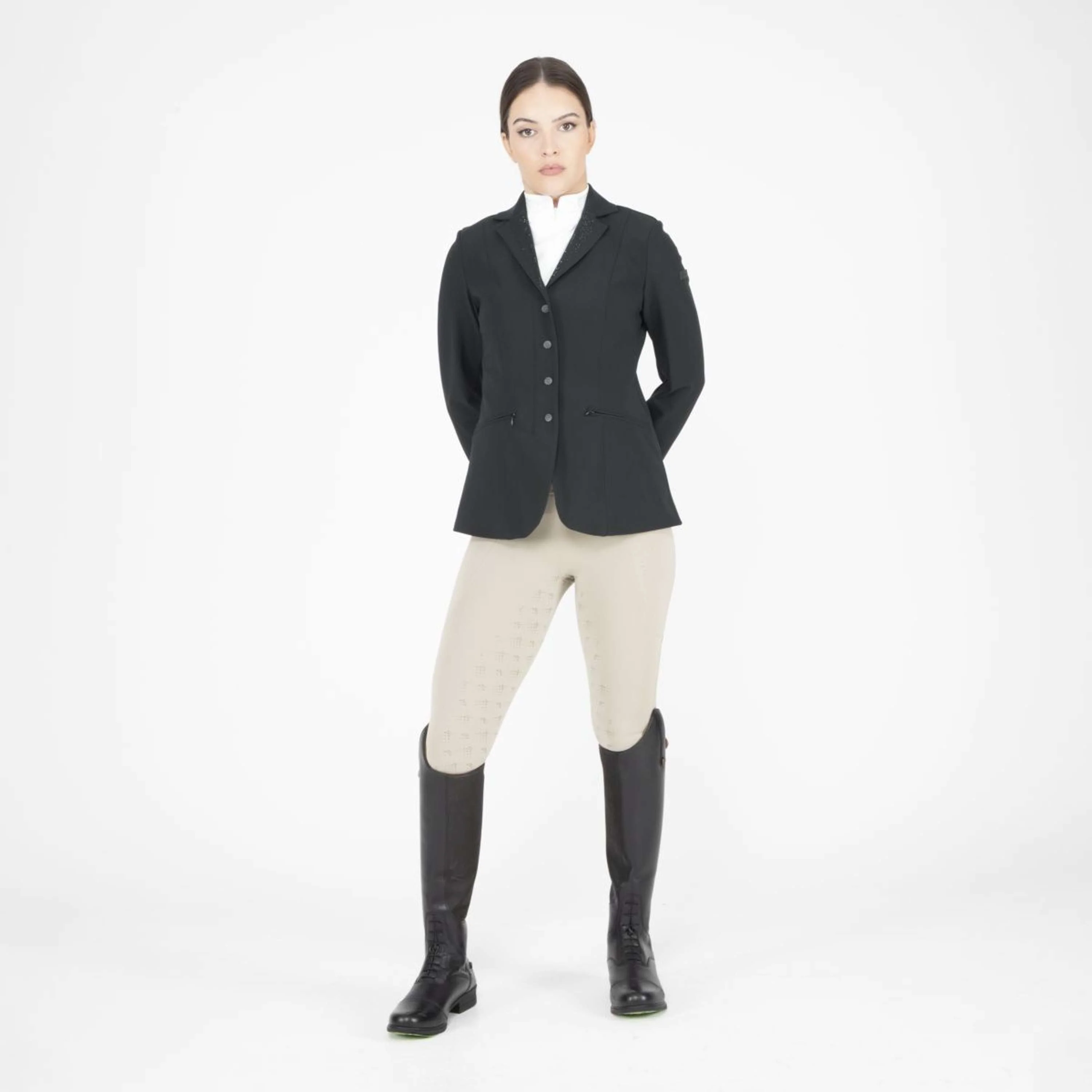 Aubrion by Shires Veste de Concours Optima GX Noir - Image 3