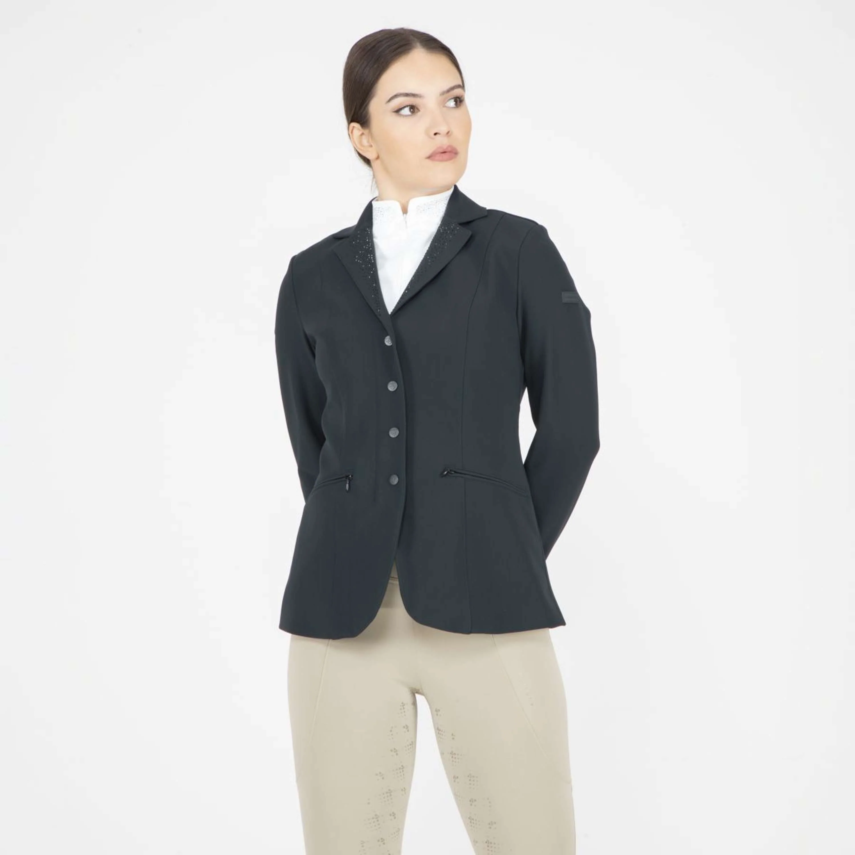 Aubrion by Shires Veste de Concours Optima GX Noir - Image 4