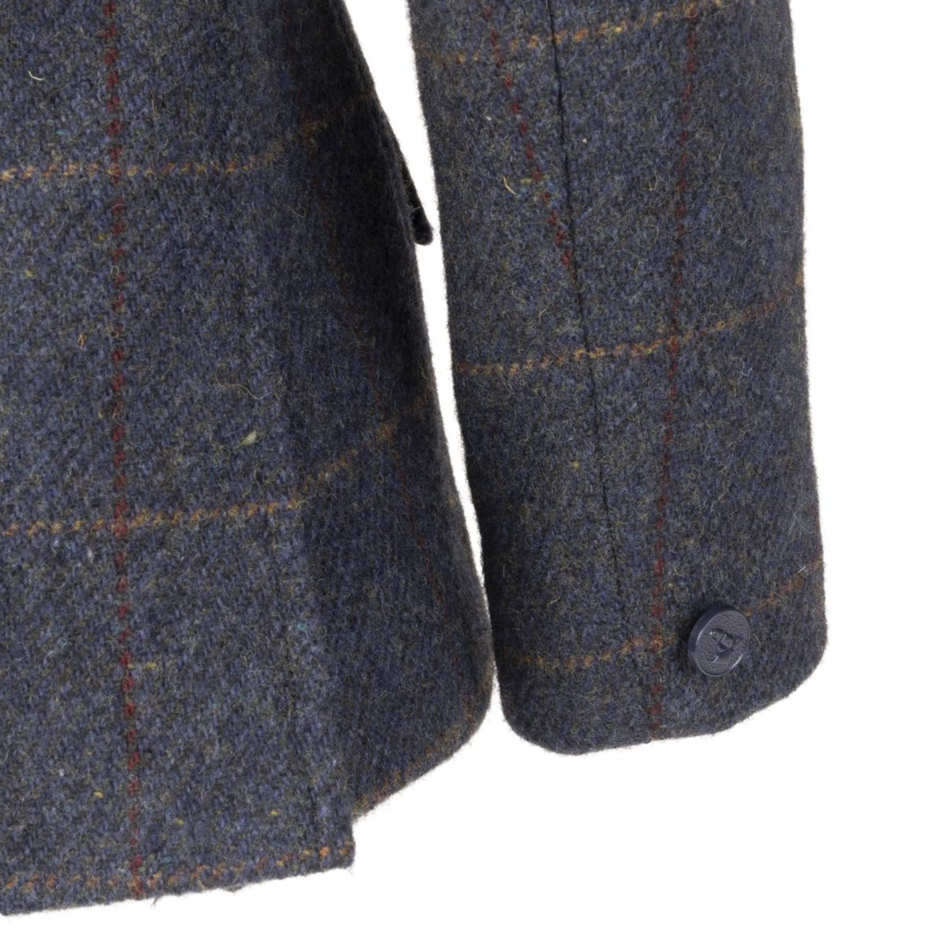 Aubrion by Shires Veste de Concours Saratoga Enfants Juniper Navy Check - Image 11